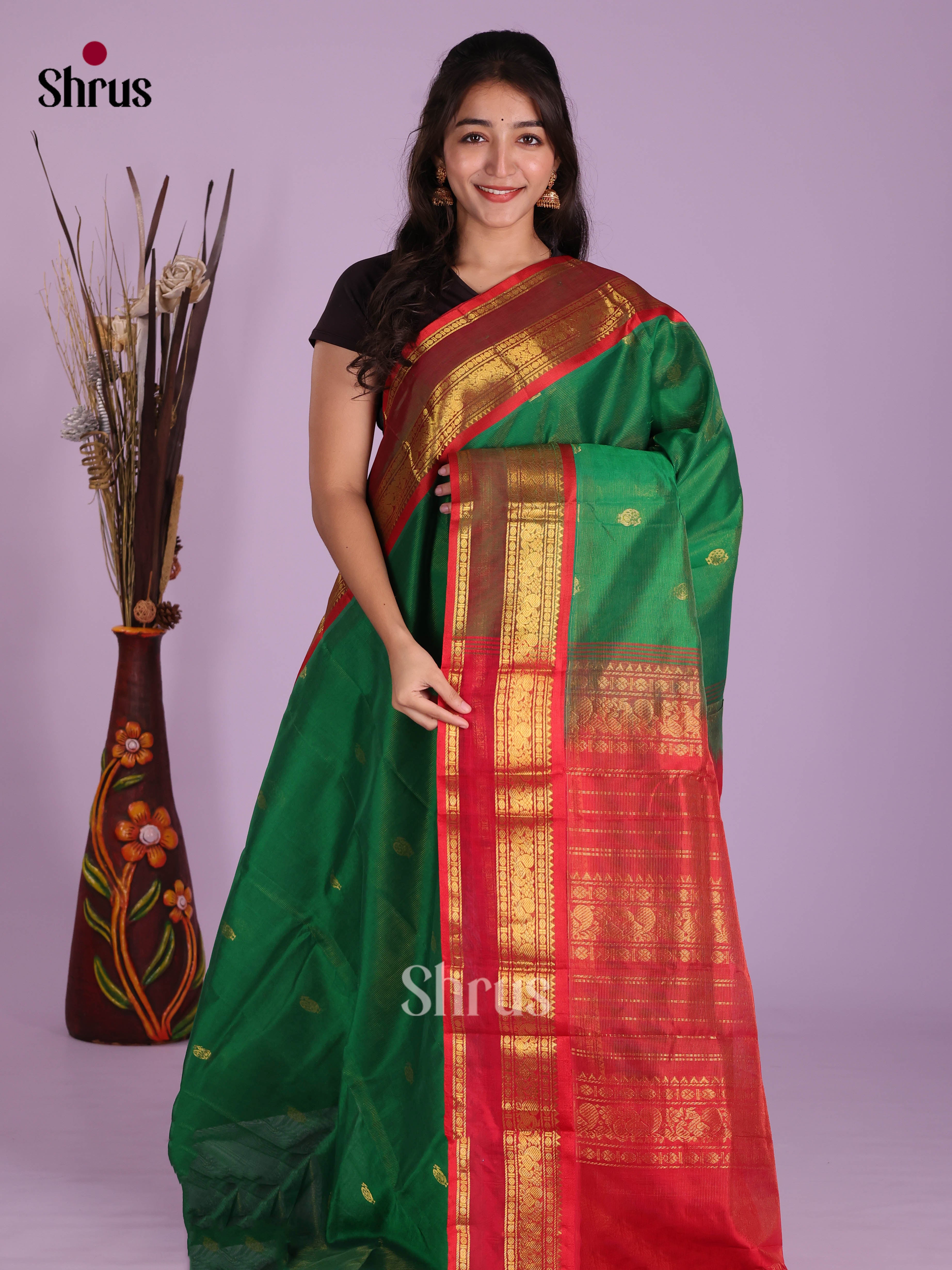 DKS04288 - Silk Cotton Saree