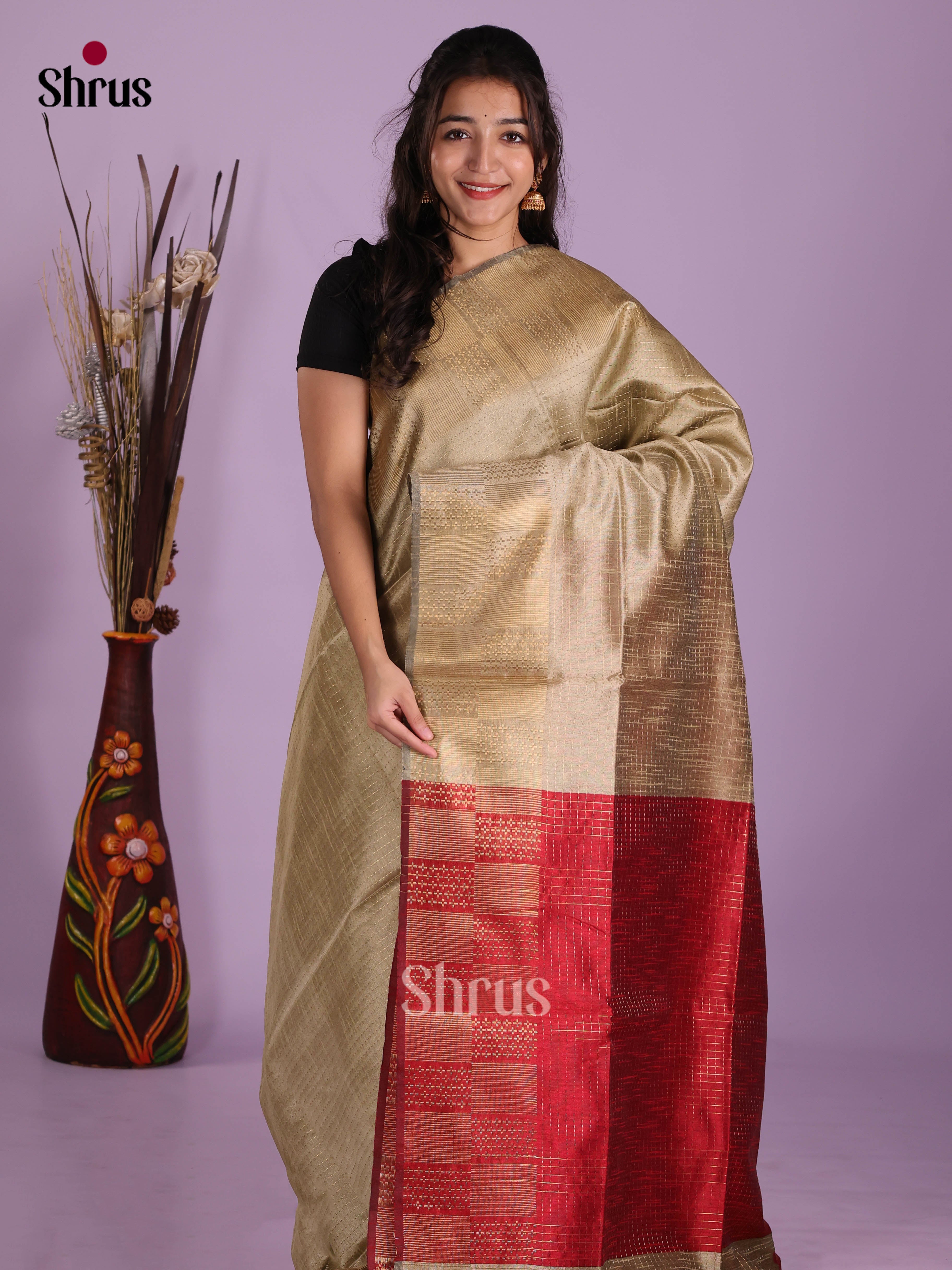 DKS05061 - Semi Rawsilk Saree