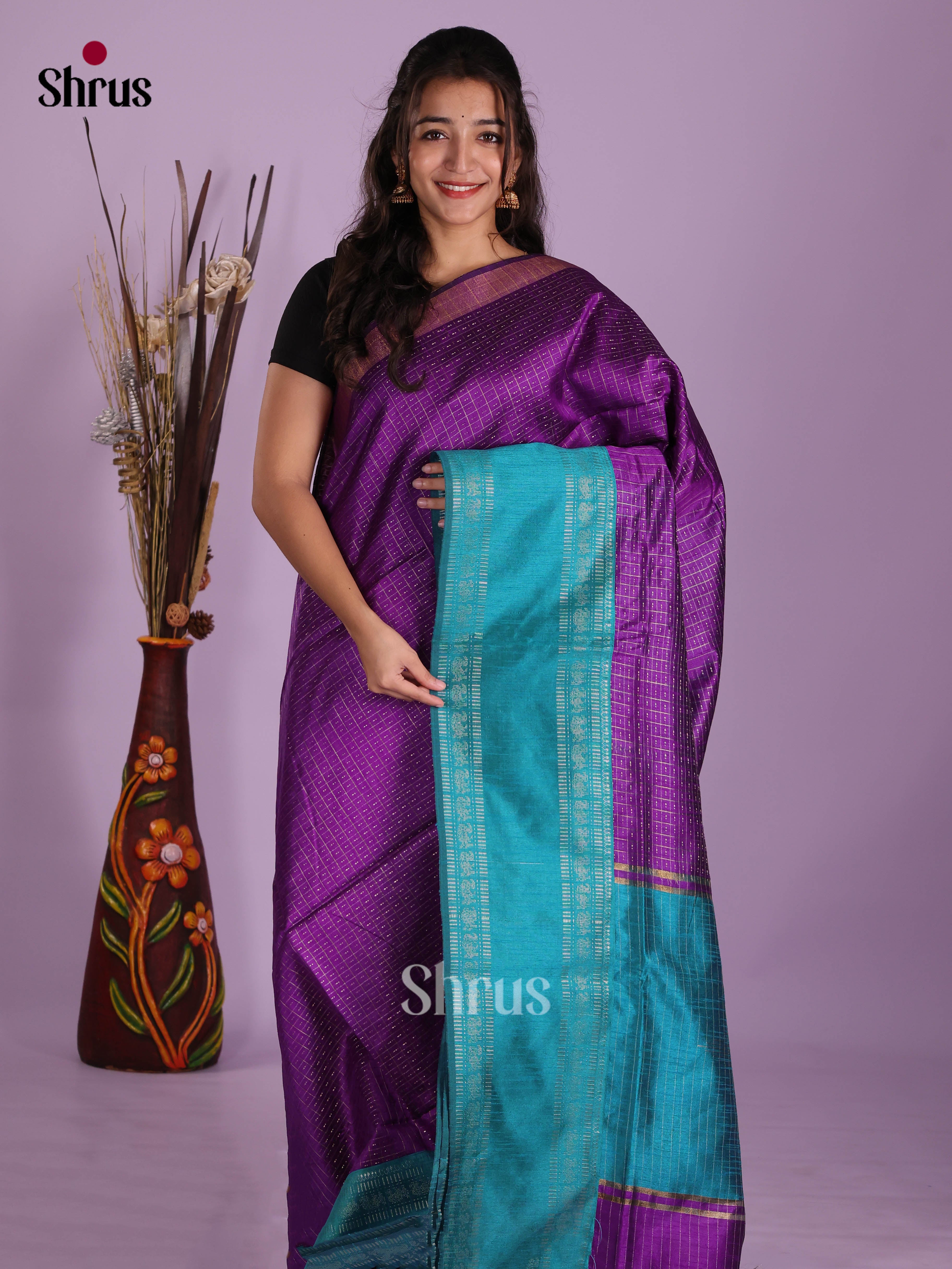DKS05138 - Semi Rawsilk Saree