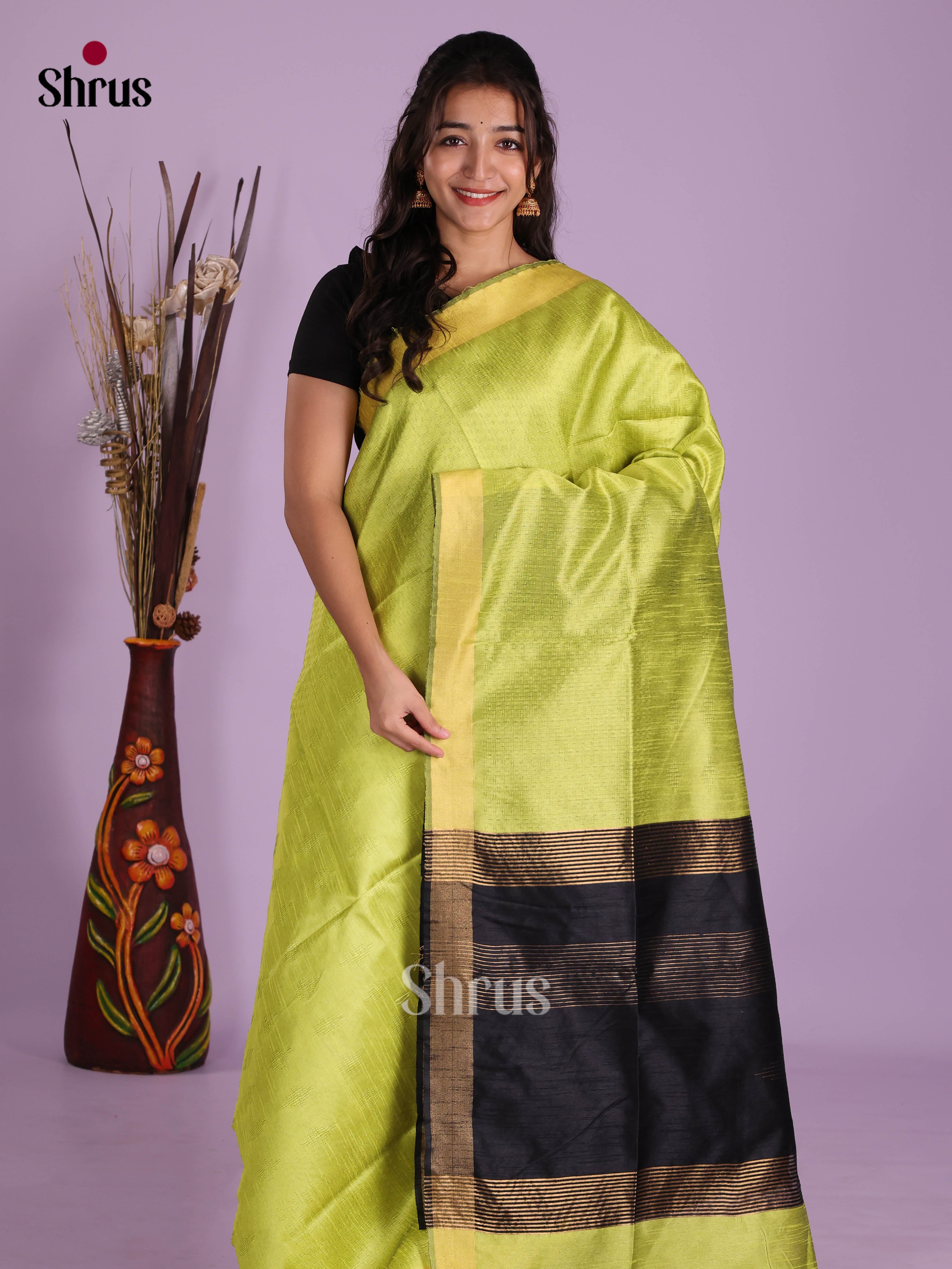 DKS05159 - Semi Rawsilk Saree - Shop on Shrus.com