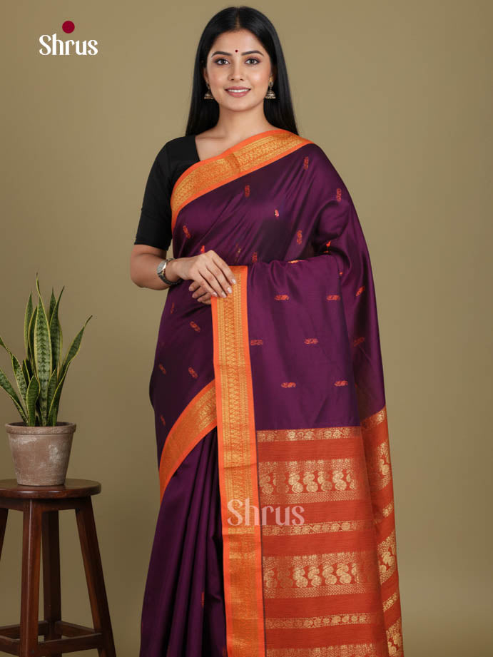 Violet & Brick - Kalyani Cotton Saree - Shop on Shrus.com
