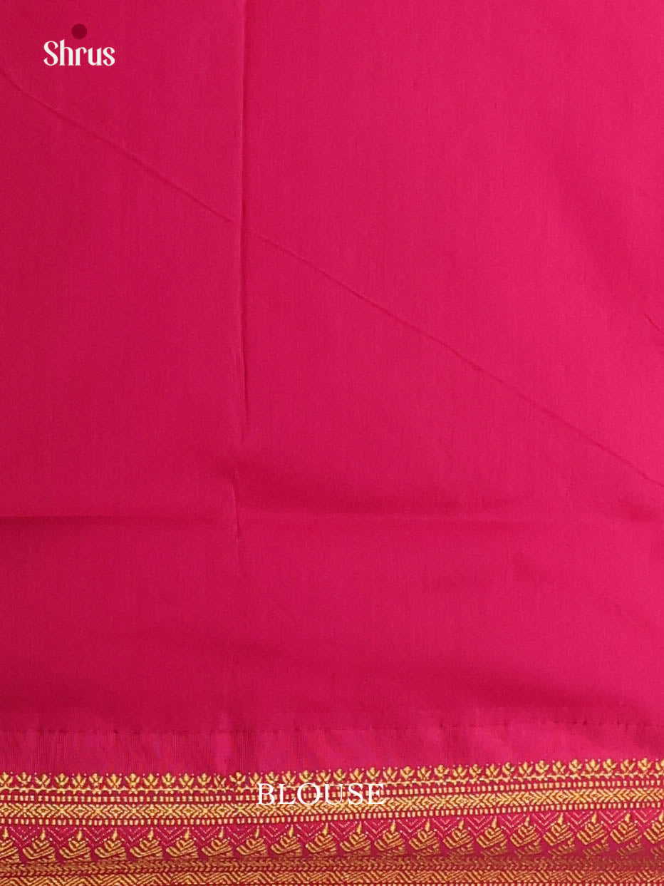 Yellow & Pink - Kalyani Cotton Saree