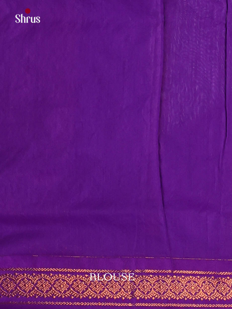 Purple & Violet - Kalyani Cotton Saree - Shop on Shrus.com