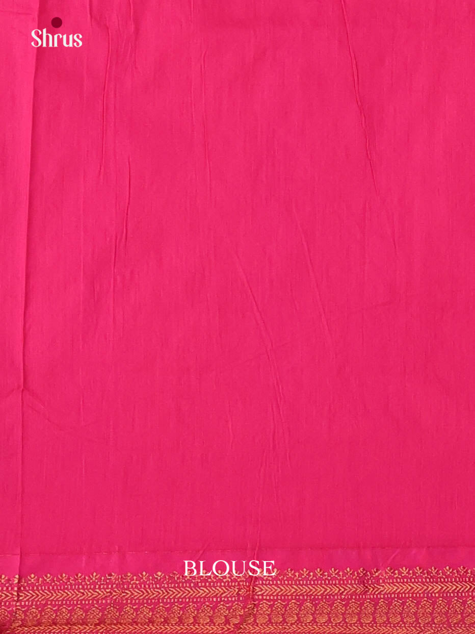 Mustard & Pink - Kalyani Cotton Saree