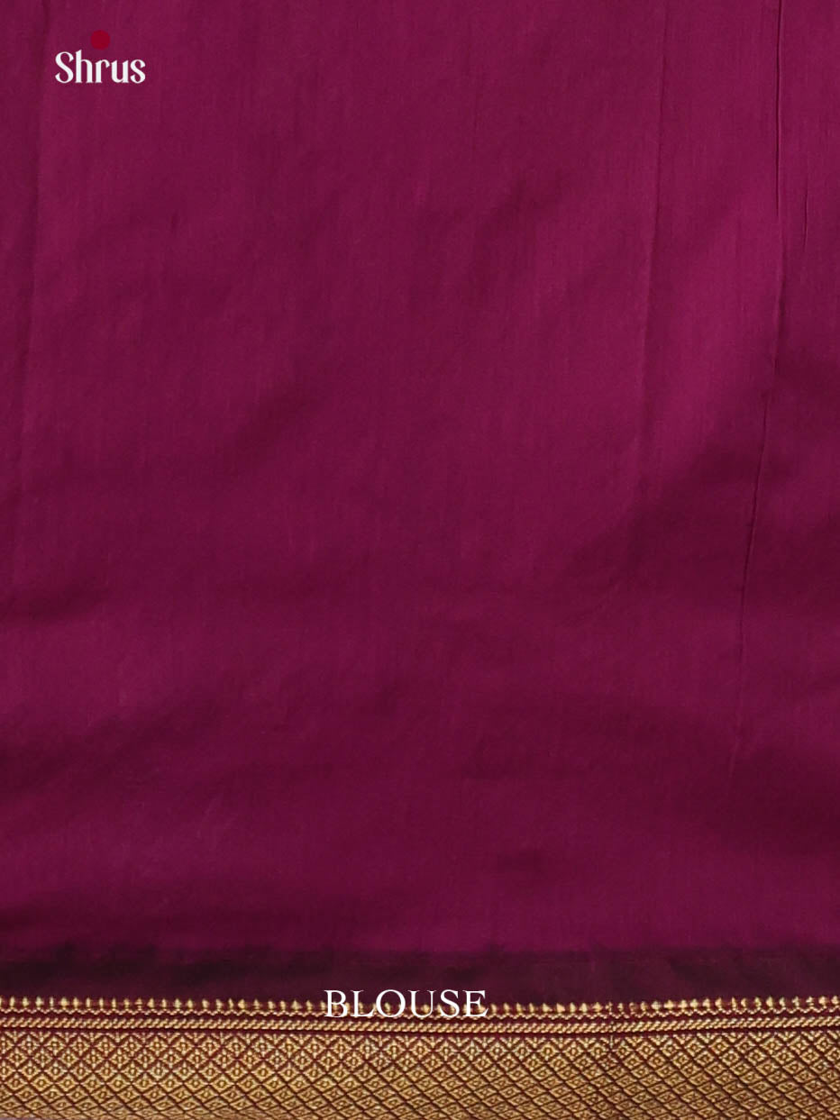Grey & Maroon - Kalyani Cotton Saree