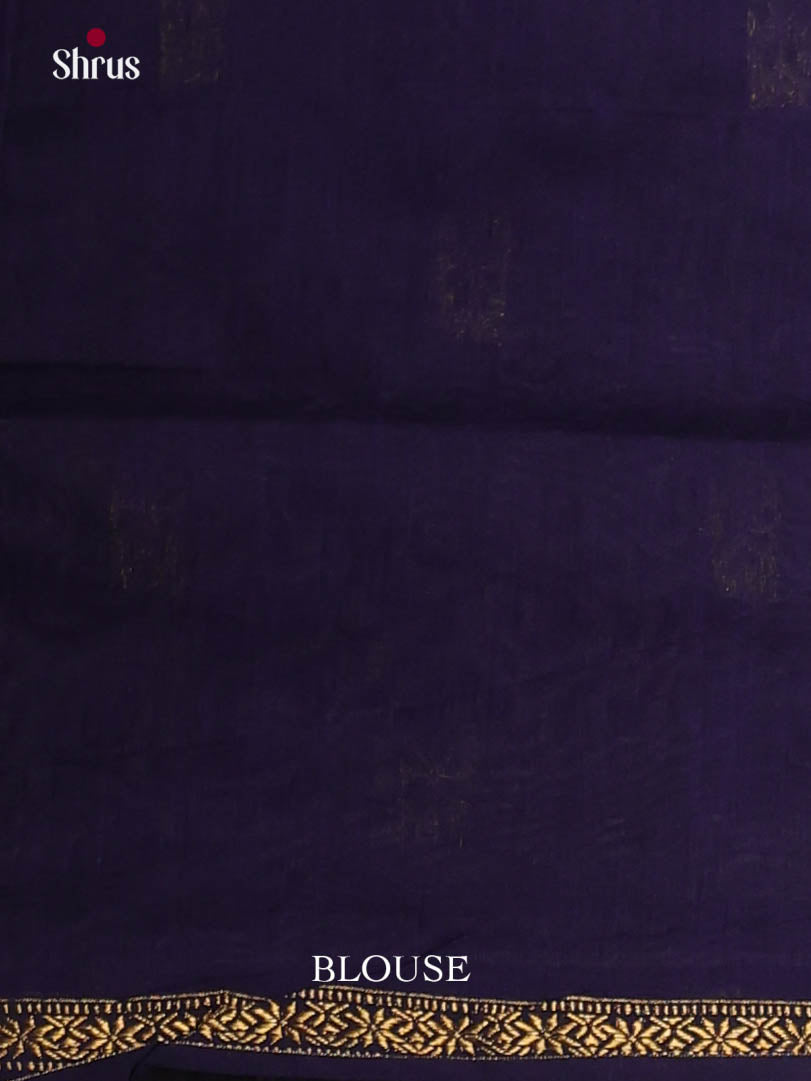 Green & Blue - Semi Maheshwari Saree