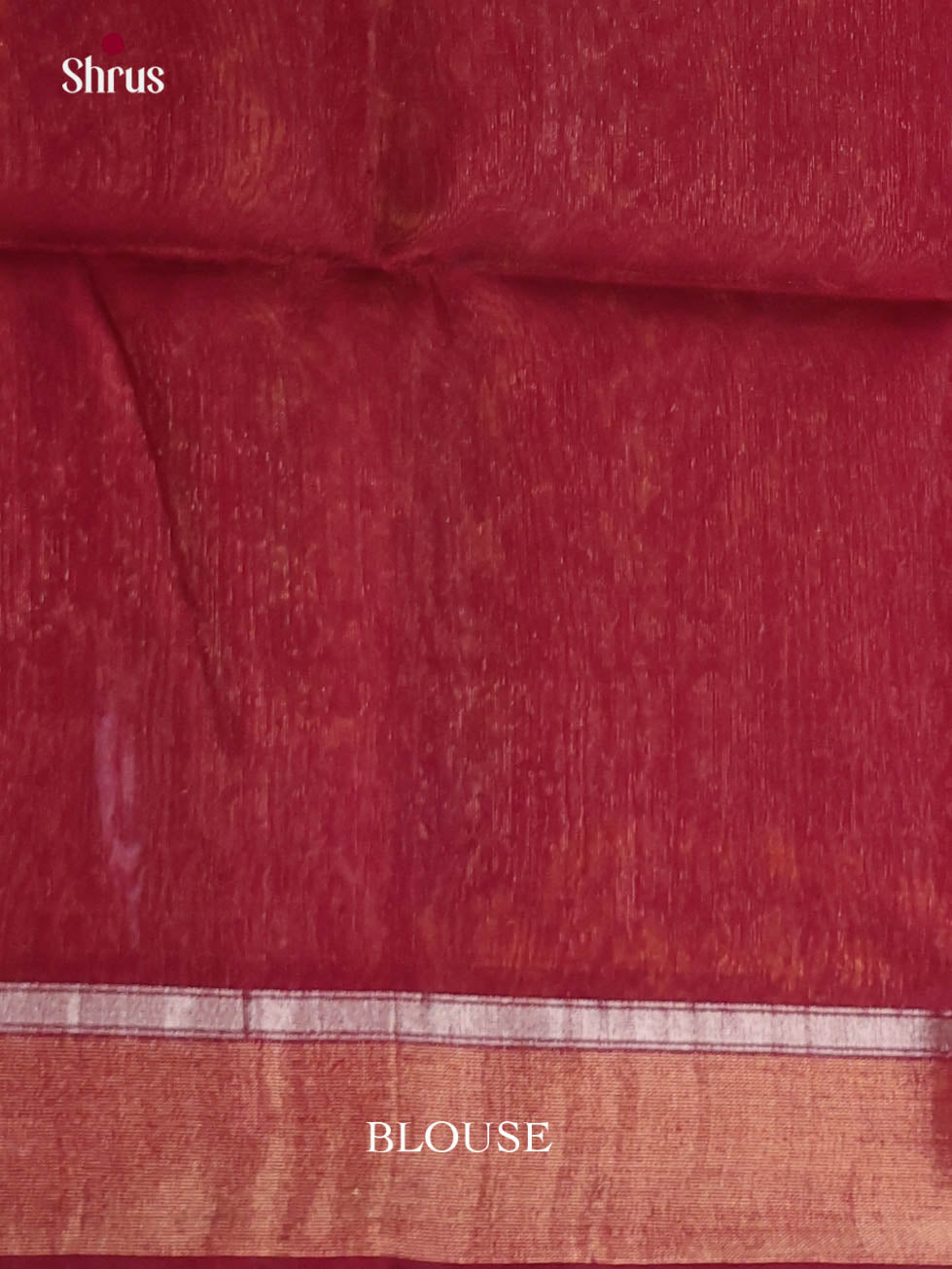 Rust & Maroon - Timeless Silk Cotton Saree - Shop on Shrus.com