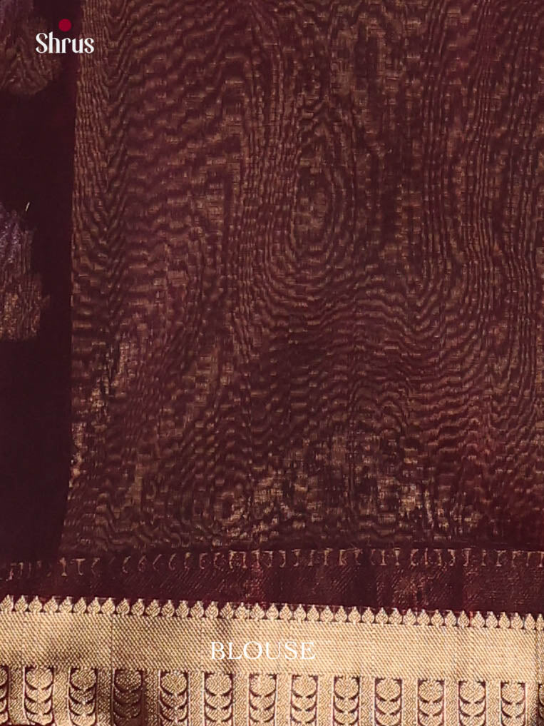 Peacock Blue & Maroon - Timeless Silk Cotton Saree