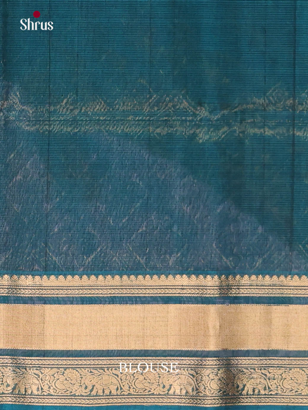 Brown & Blue - Timeless Silk Cotton Saree