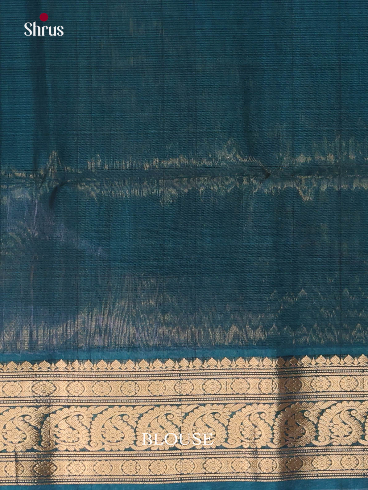 Maroon & Blue - Timeless Silk Cotton Saree - Shop on Shrus.com