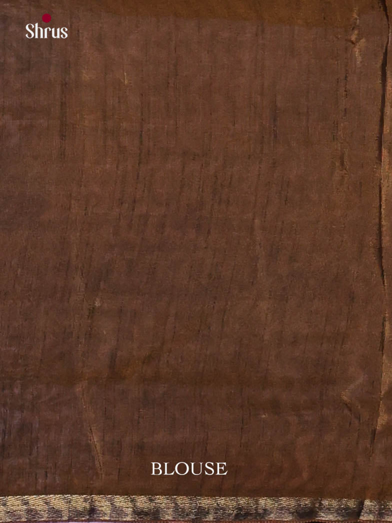 Mustard & Army Green - Semi Patola Saree