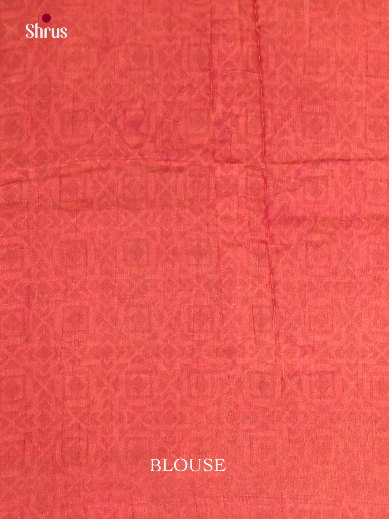 Mustard & Brick- Semi Patola Saree