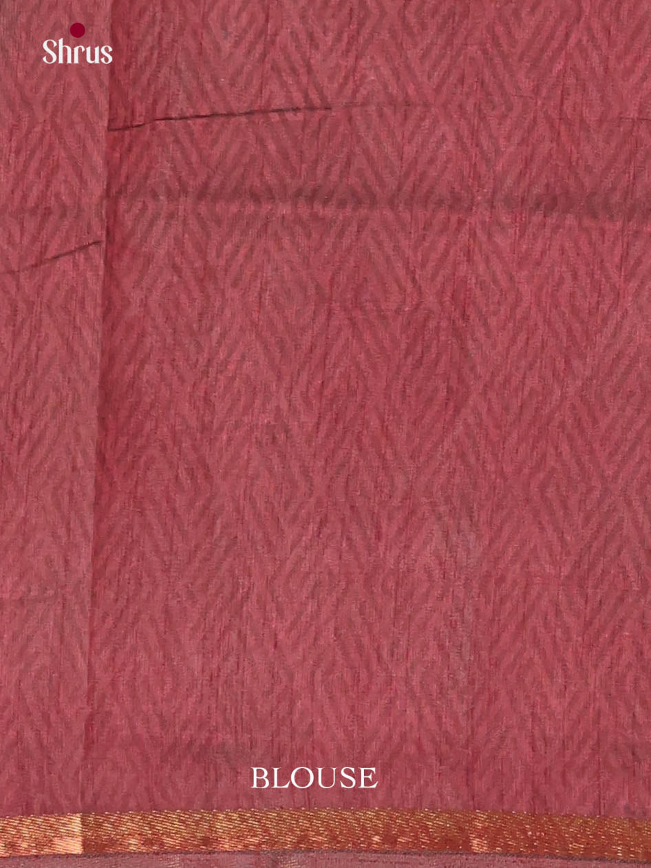 Green & Maroon - Semi Patola Saree