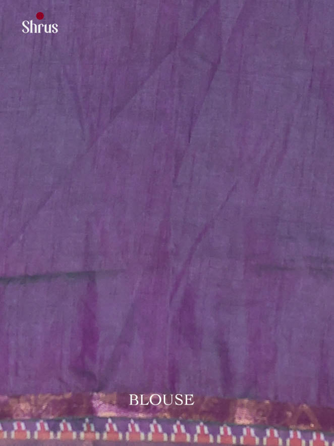 Green & Purple - Semi Patola Saree