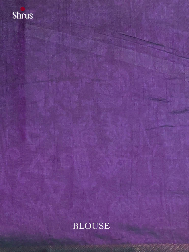 Blue & Purple - Semi Patola Saree