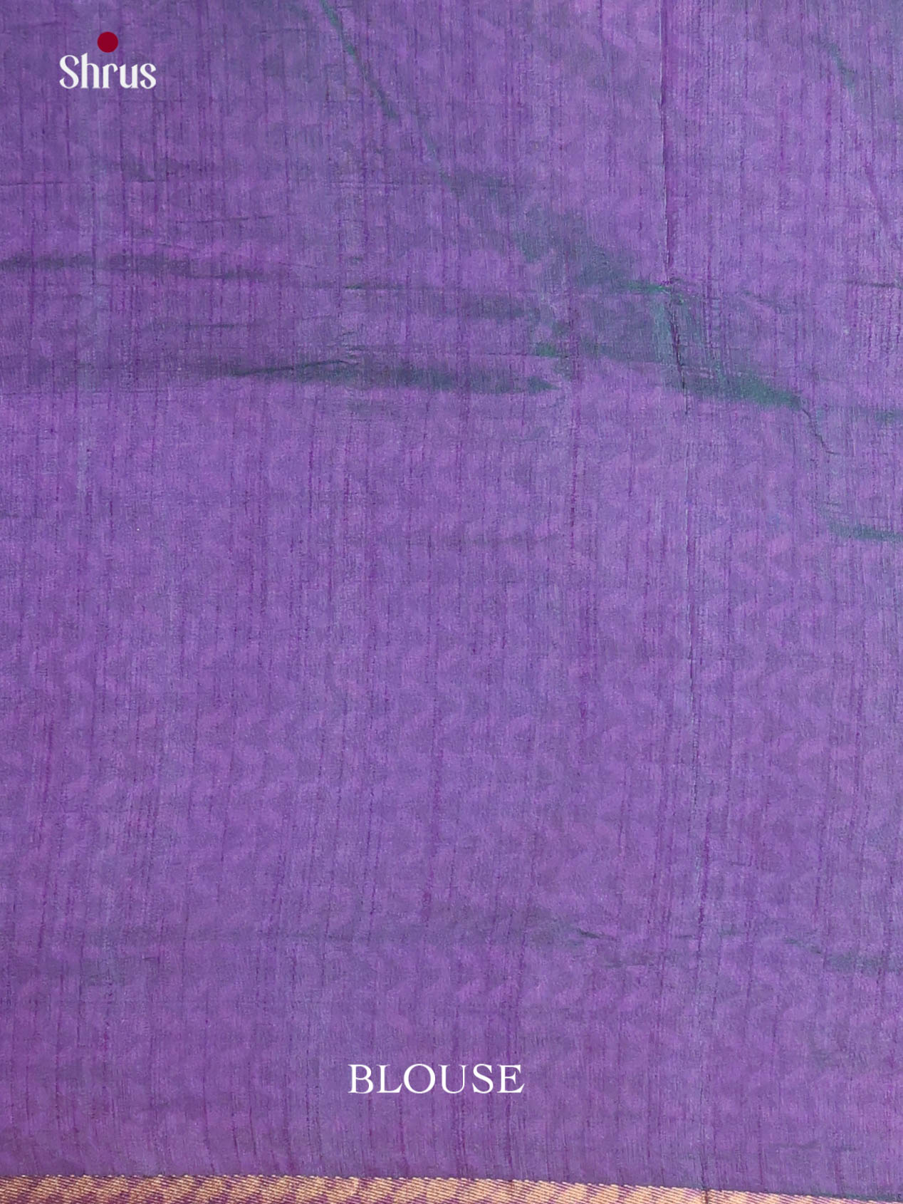 Blue & Purple- Semi Patola Saree