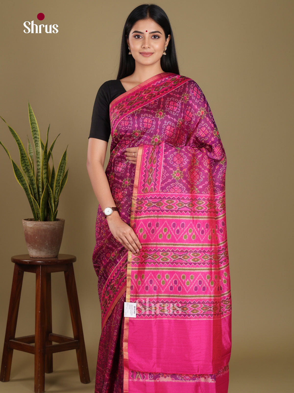 DKS07046 - Semi Patola Saree