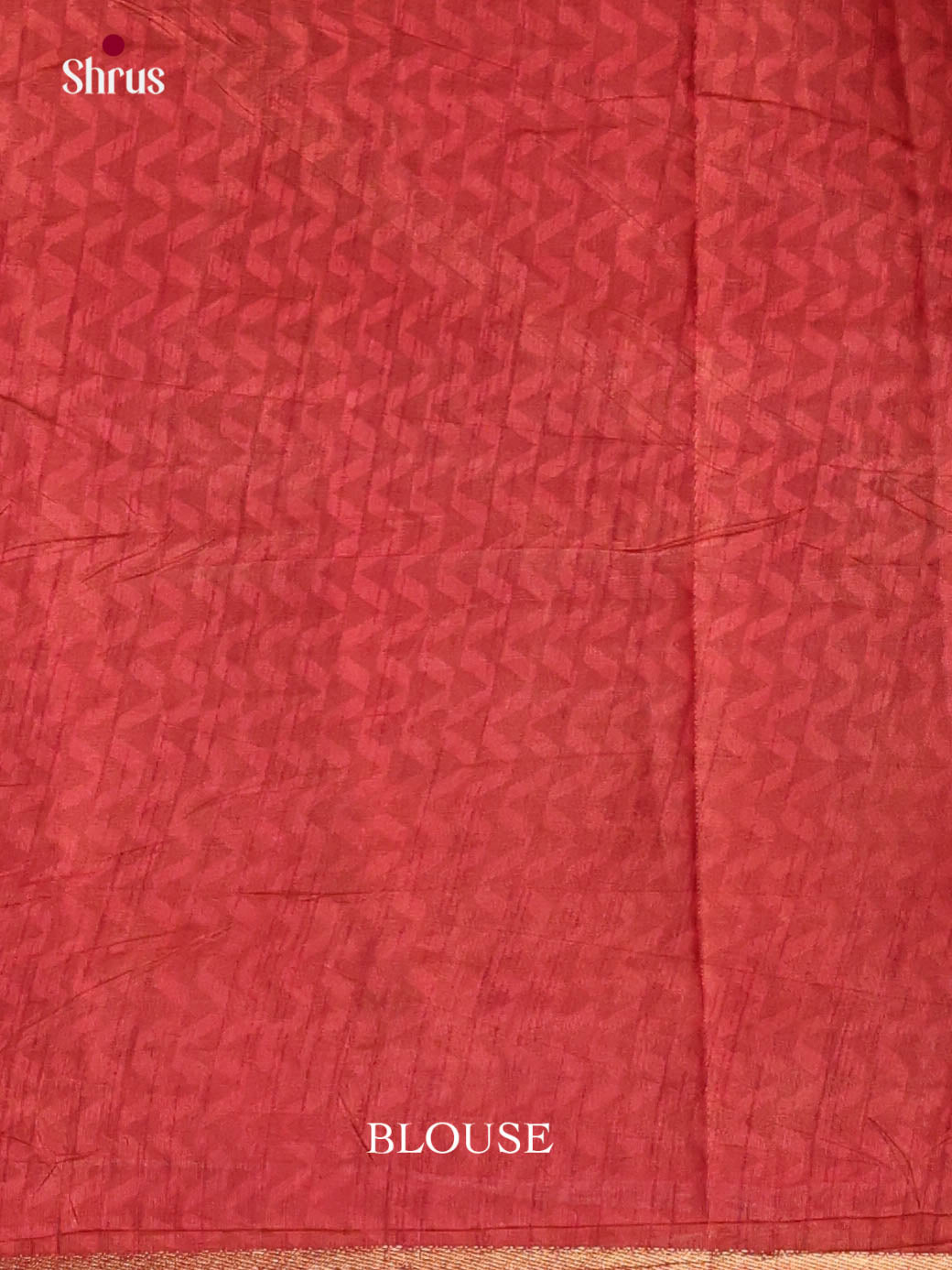 Brown & Red - Semi Patola Saree