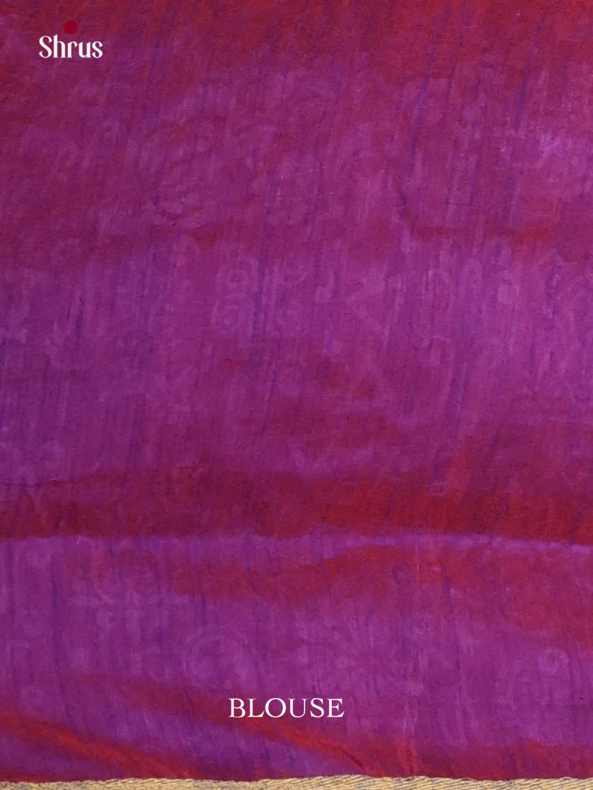 Pink & Purple - Semi Patola Saree