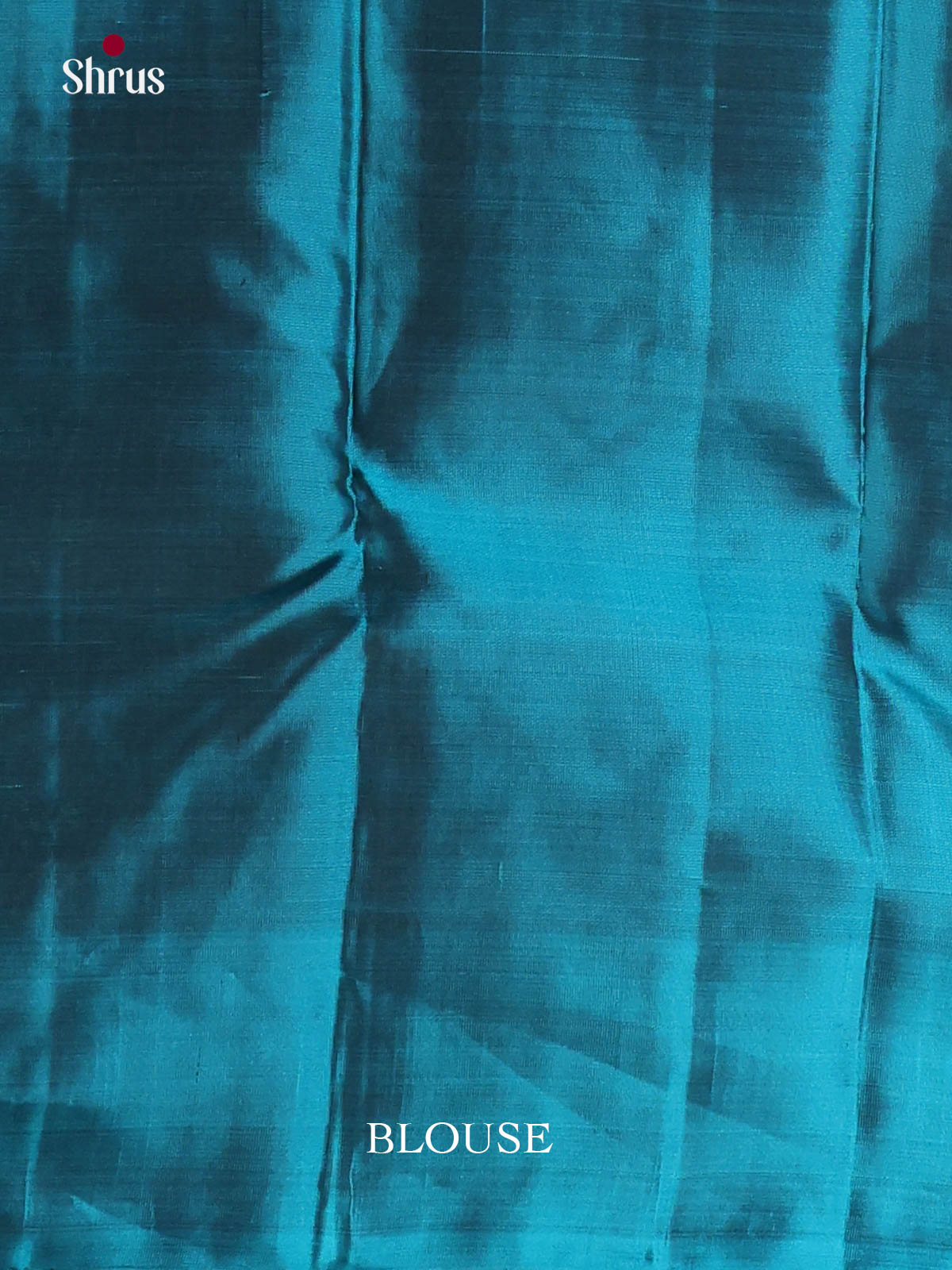 Mehandi & Blue - Softsilk-halfpure Saree