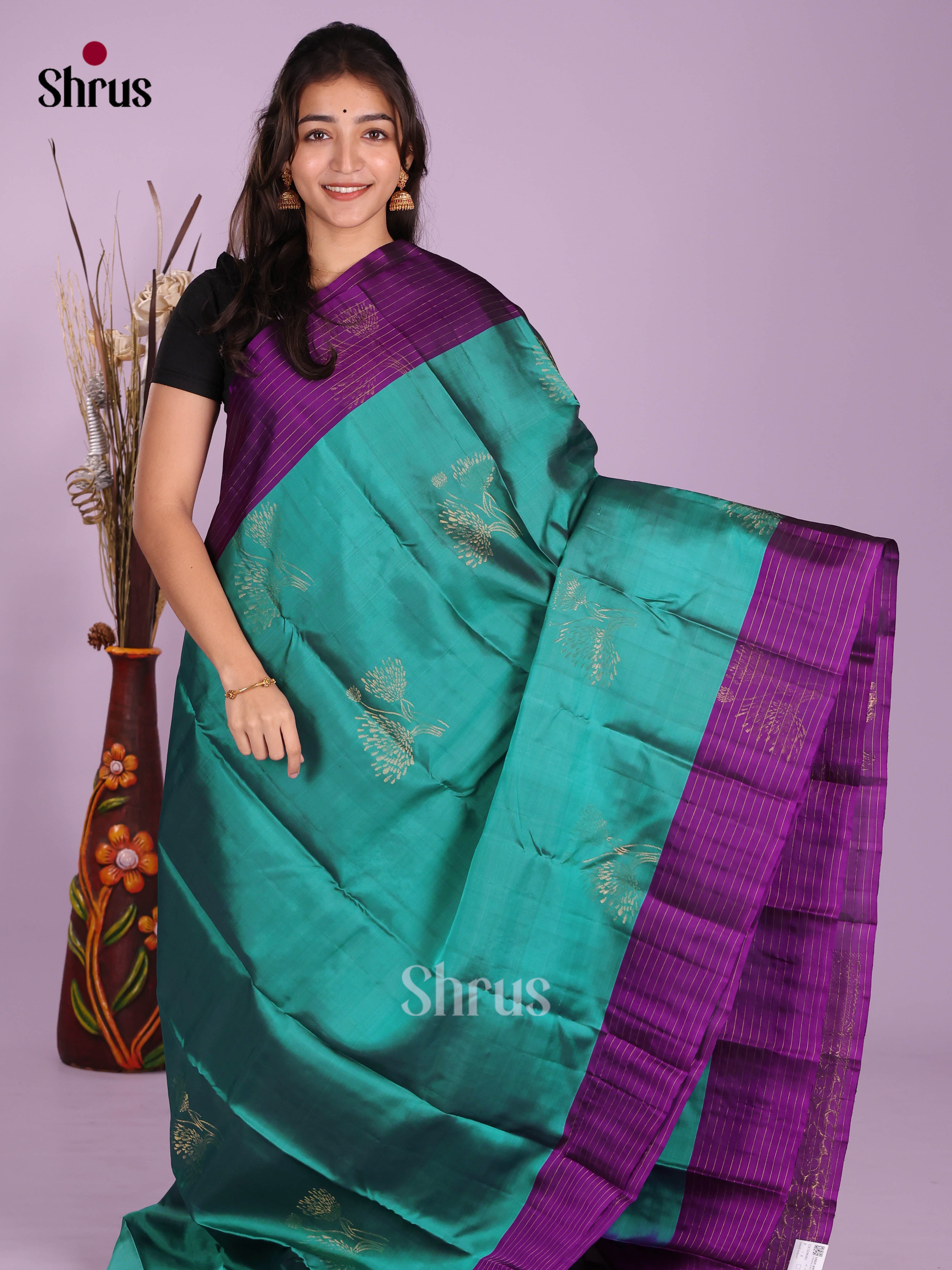 DKS08081 - Softsilk-halfpure Saree