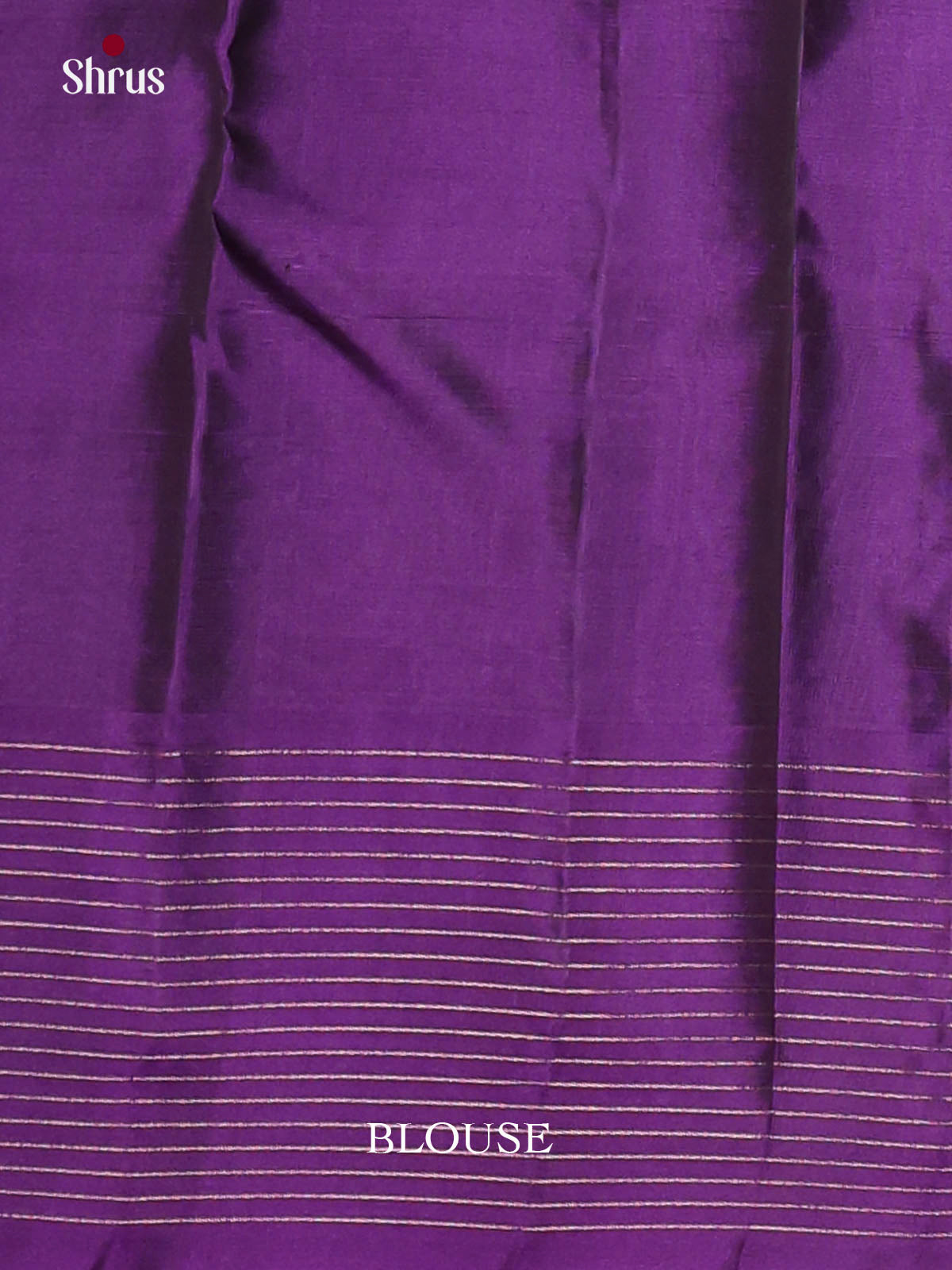 Blue & Violet - Softsilk-halfpure Saree