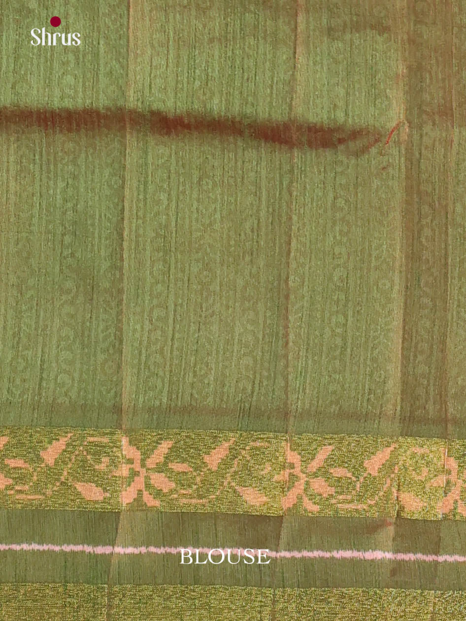 Pink & Green - Semi Patola Saree