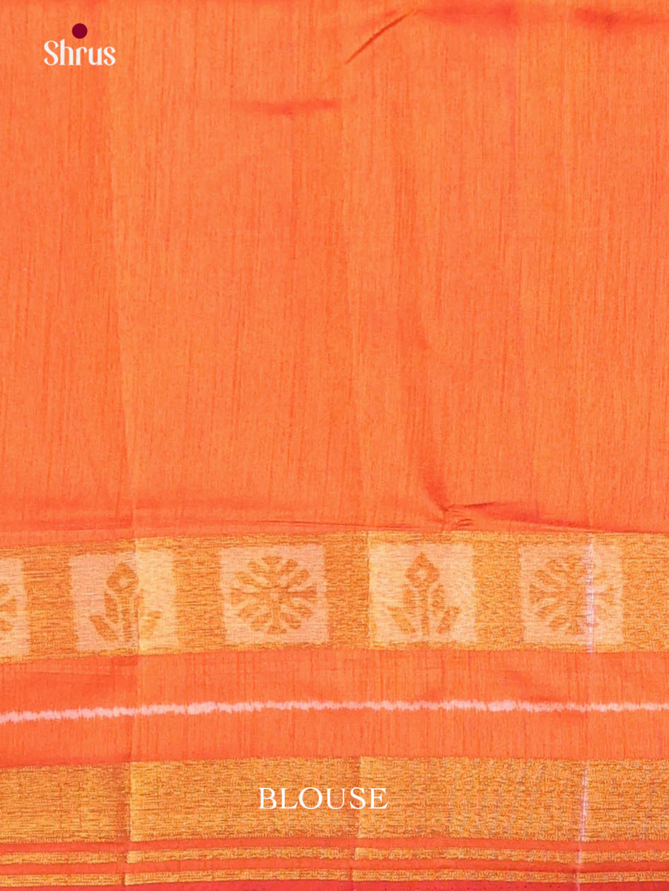 Pink & Orange - Semi Patola Saree
