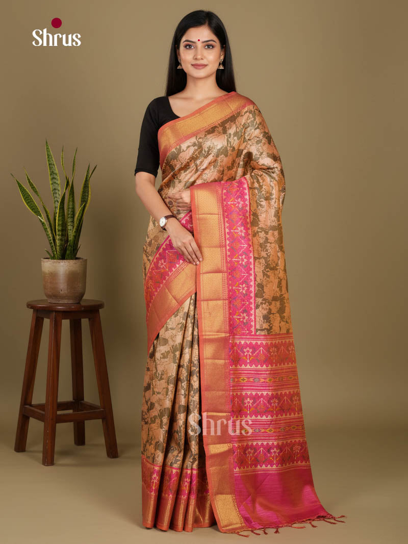DKS08157 - Semi Patola Saree