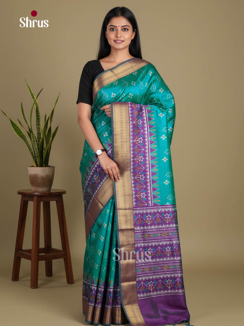 DKS08165 - Semi Patola Saree
