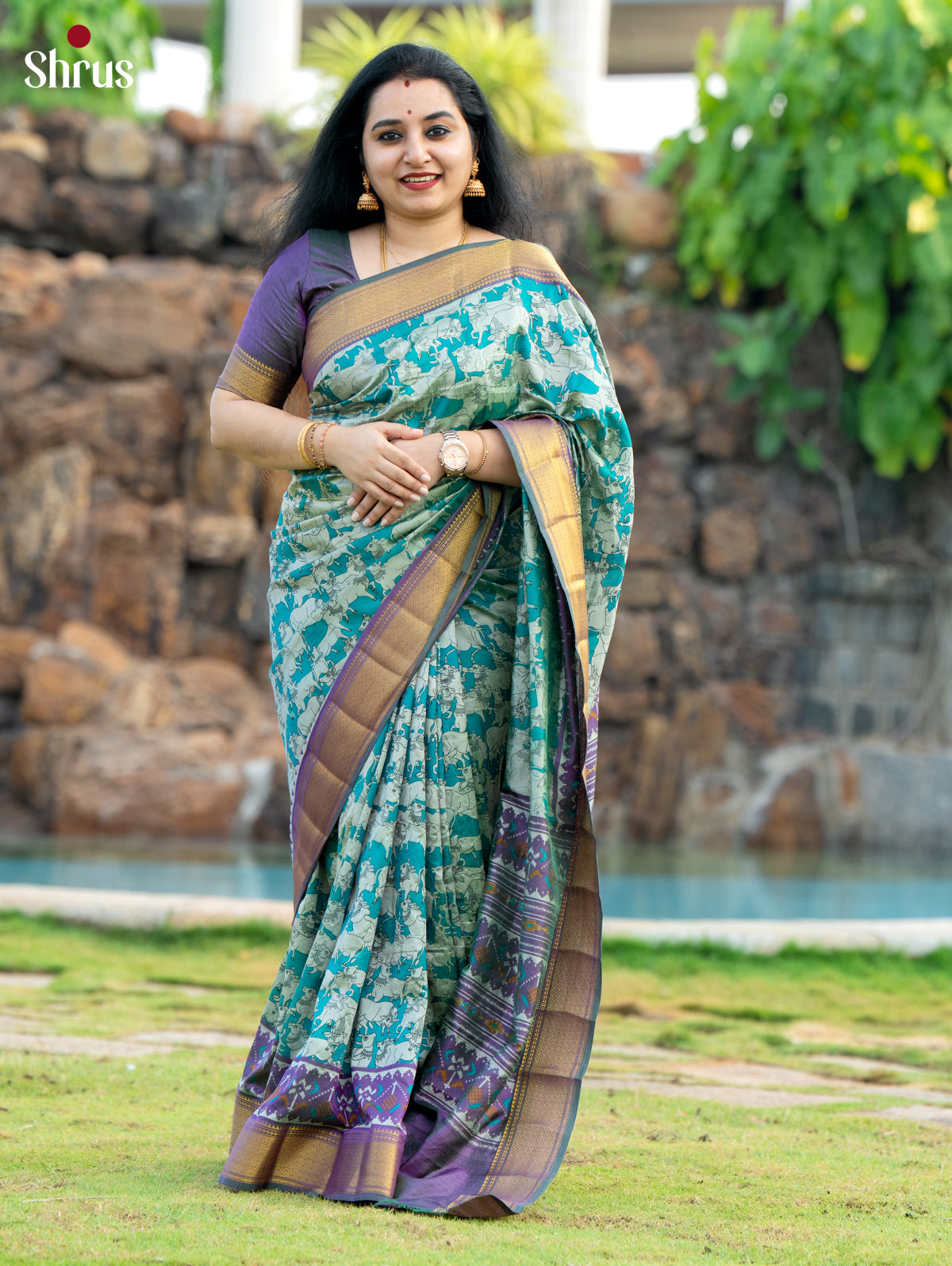 DKS08167 - Semi Patola Saree