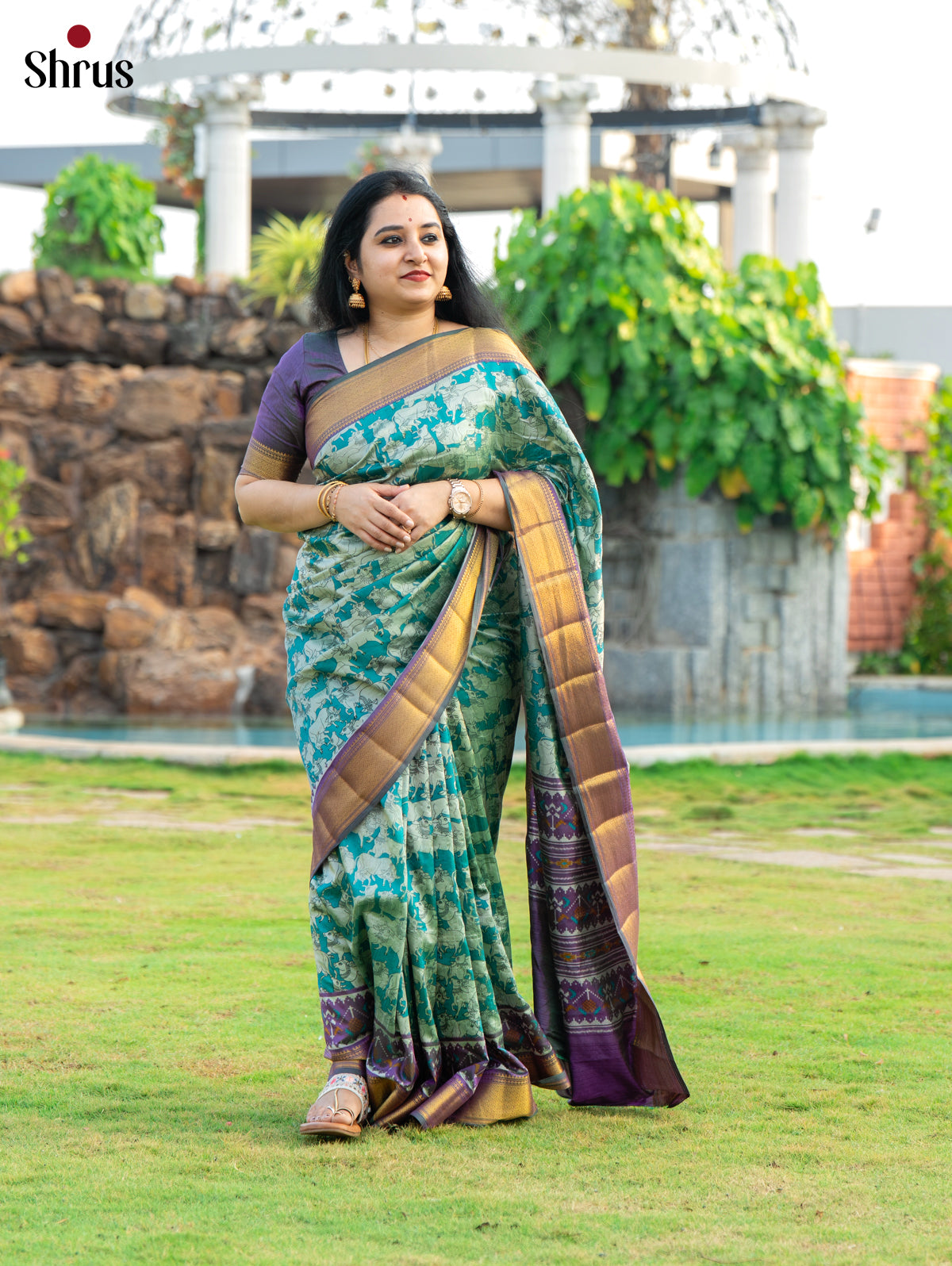 DKS08167 - Semi Patola Saree