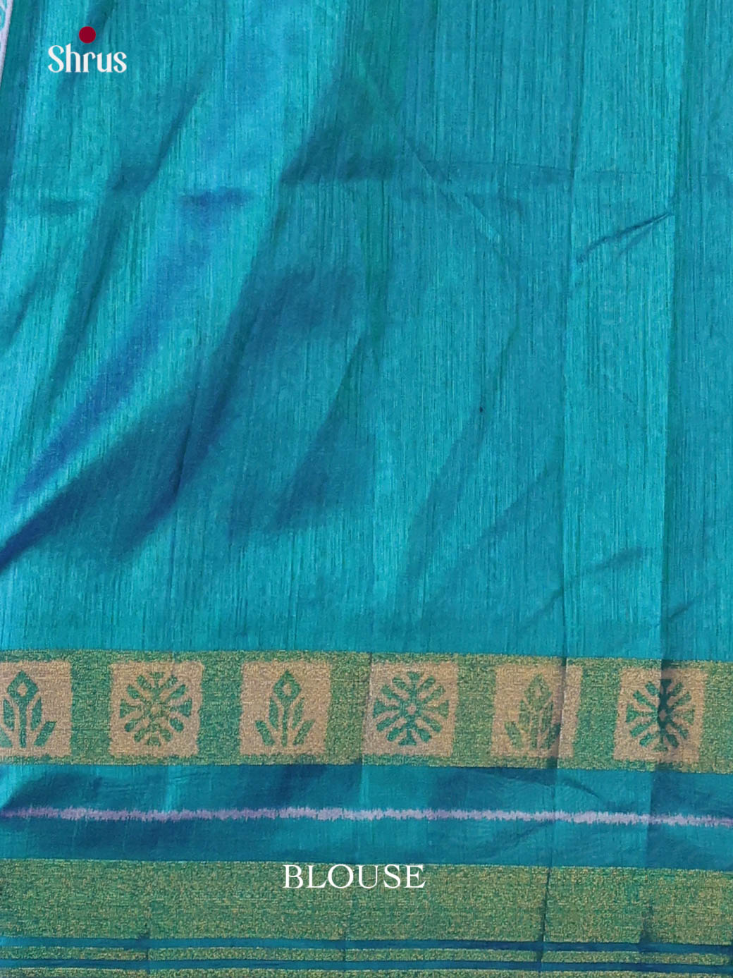 Blue & Teal- Semi Patola Saree