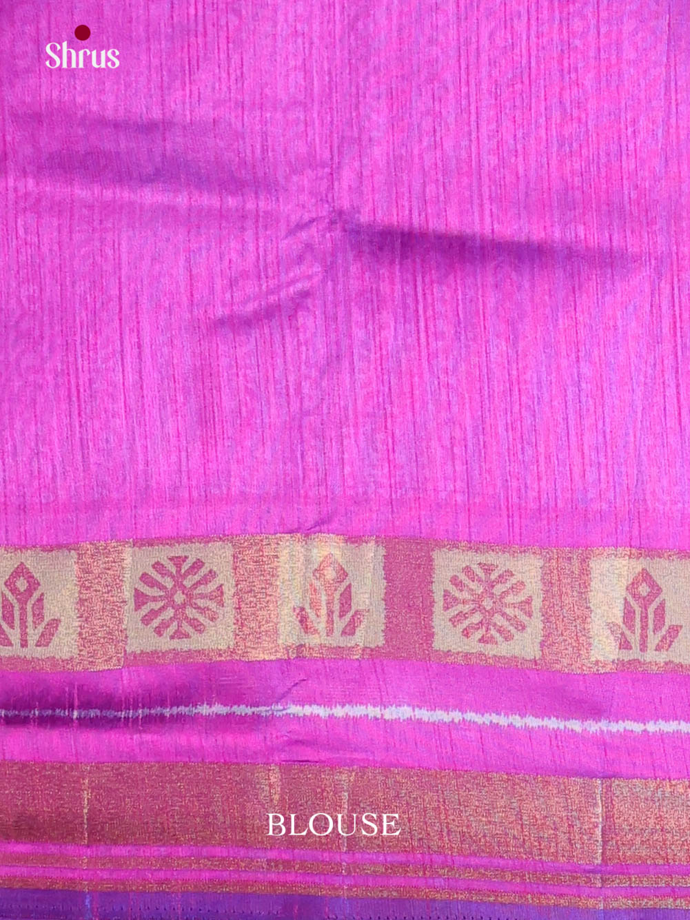 Blue & Purple - Semi Patola Saree