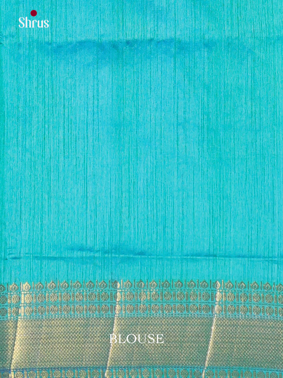 Blue & Teal- Semi Patola Saree