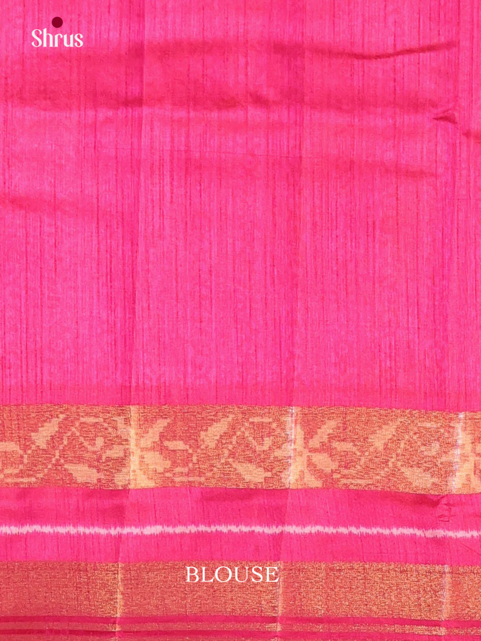 Purple & Pink - Semi Patola Saree