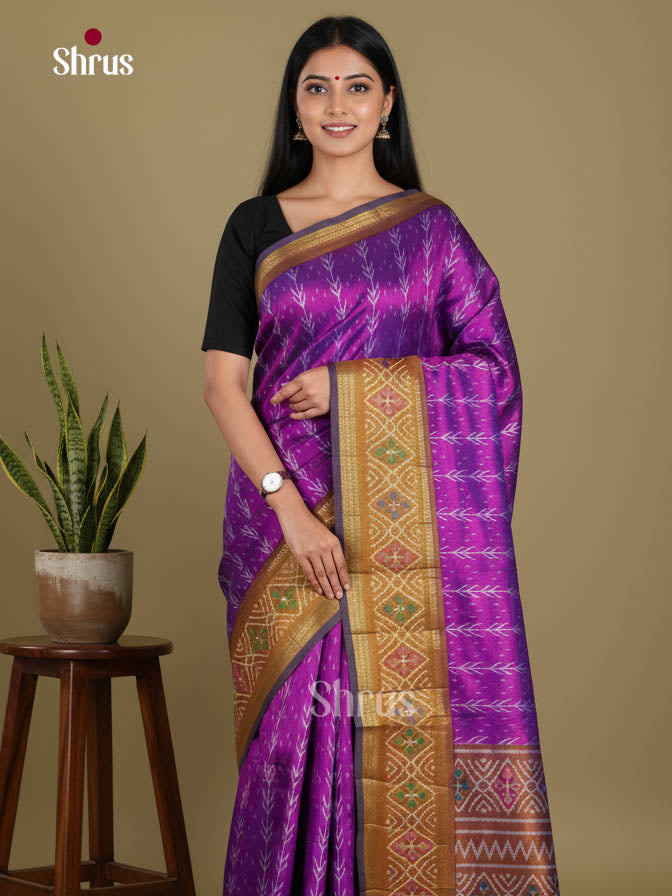 DKS08195 - Semi Patola Saree