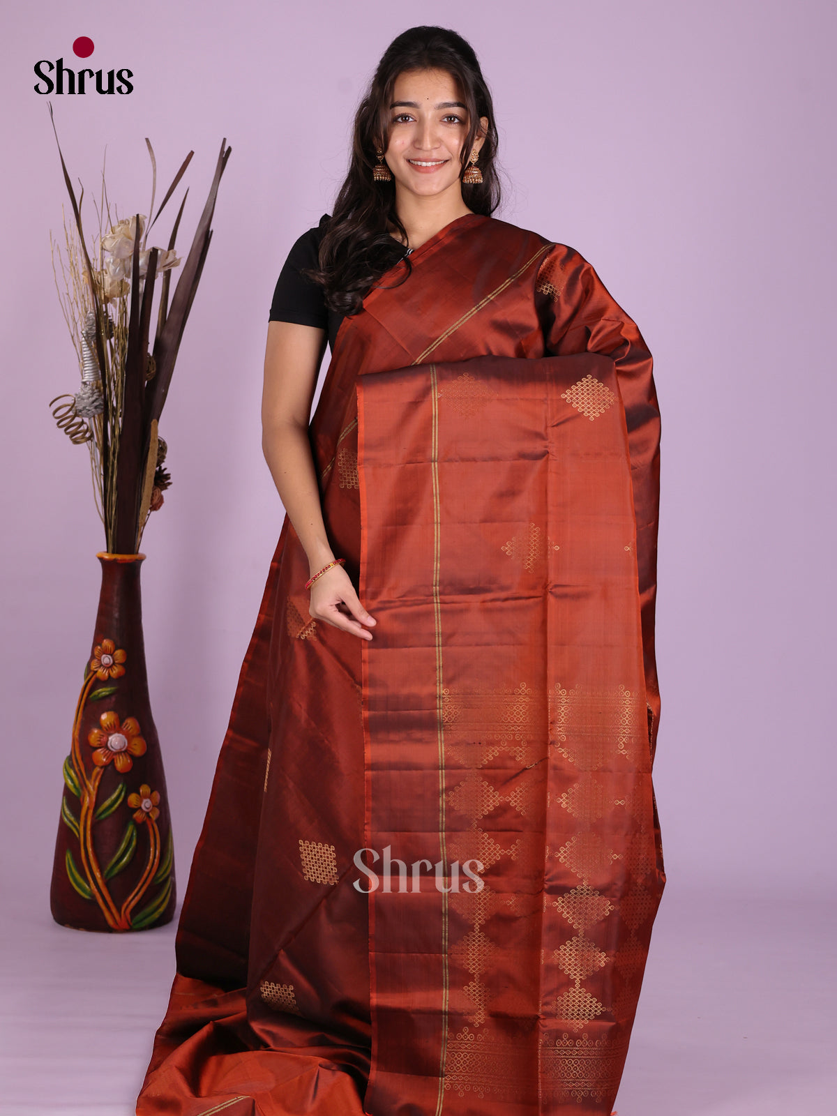 DKS08211 - Soft Silk (HR) Saree - Shop on Shrus.com