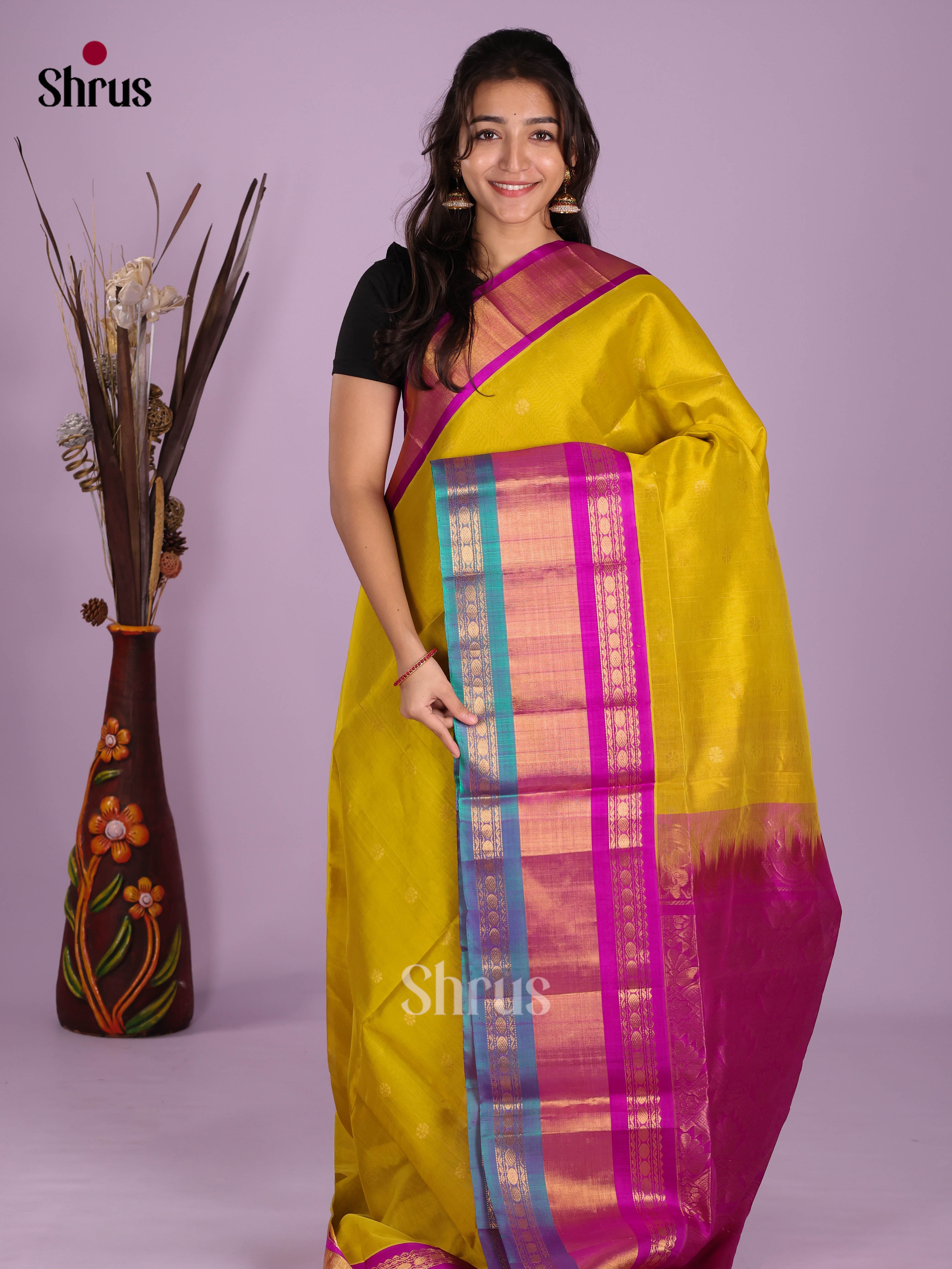 DKS08234 - Silk Cotton Saree