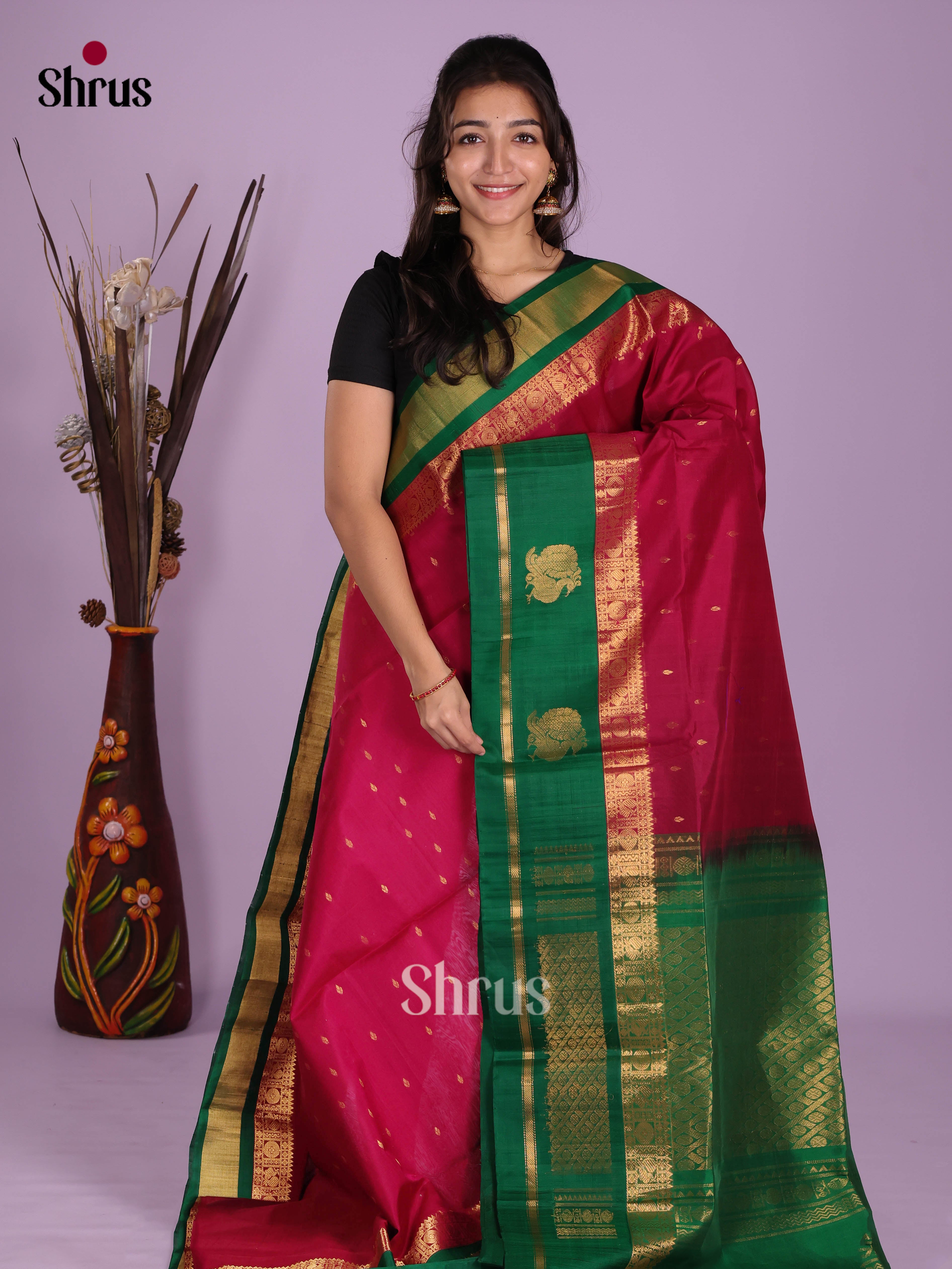 DKS08239 - Silk Cotton Saree
