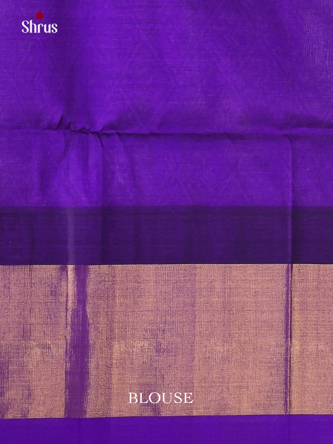Off White & Blue - Silk Cotton Saree - Shop on Shrus.com