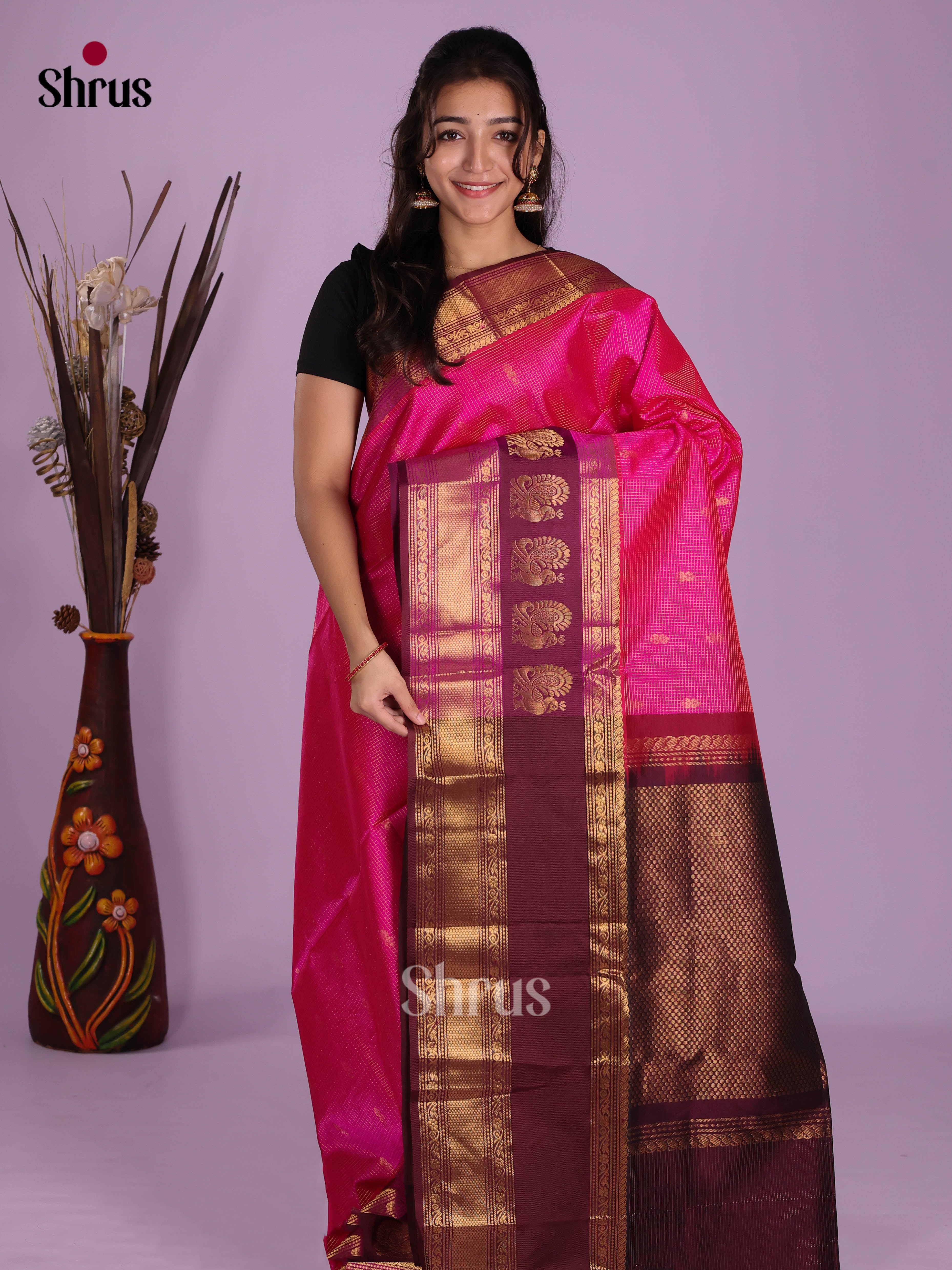 DKS08277 - Silk Cotton Saree