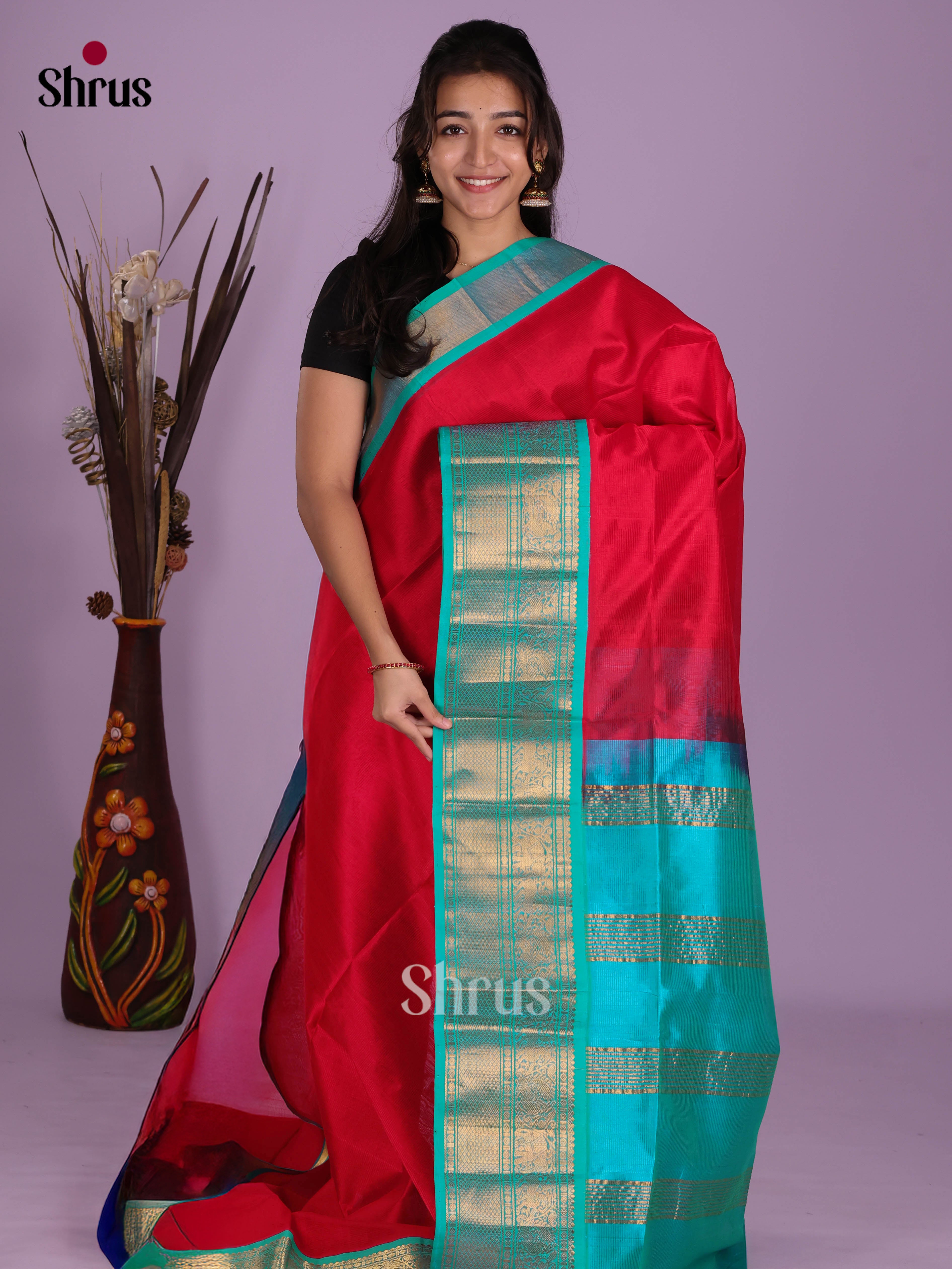 DKS08287 - Silk Cotton Saree
