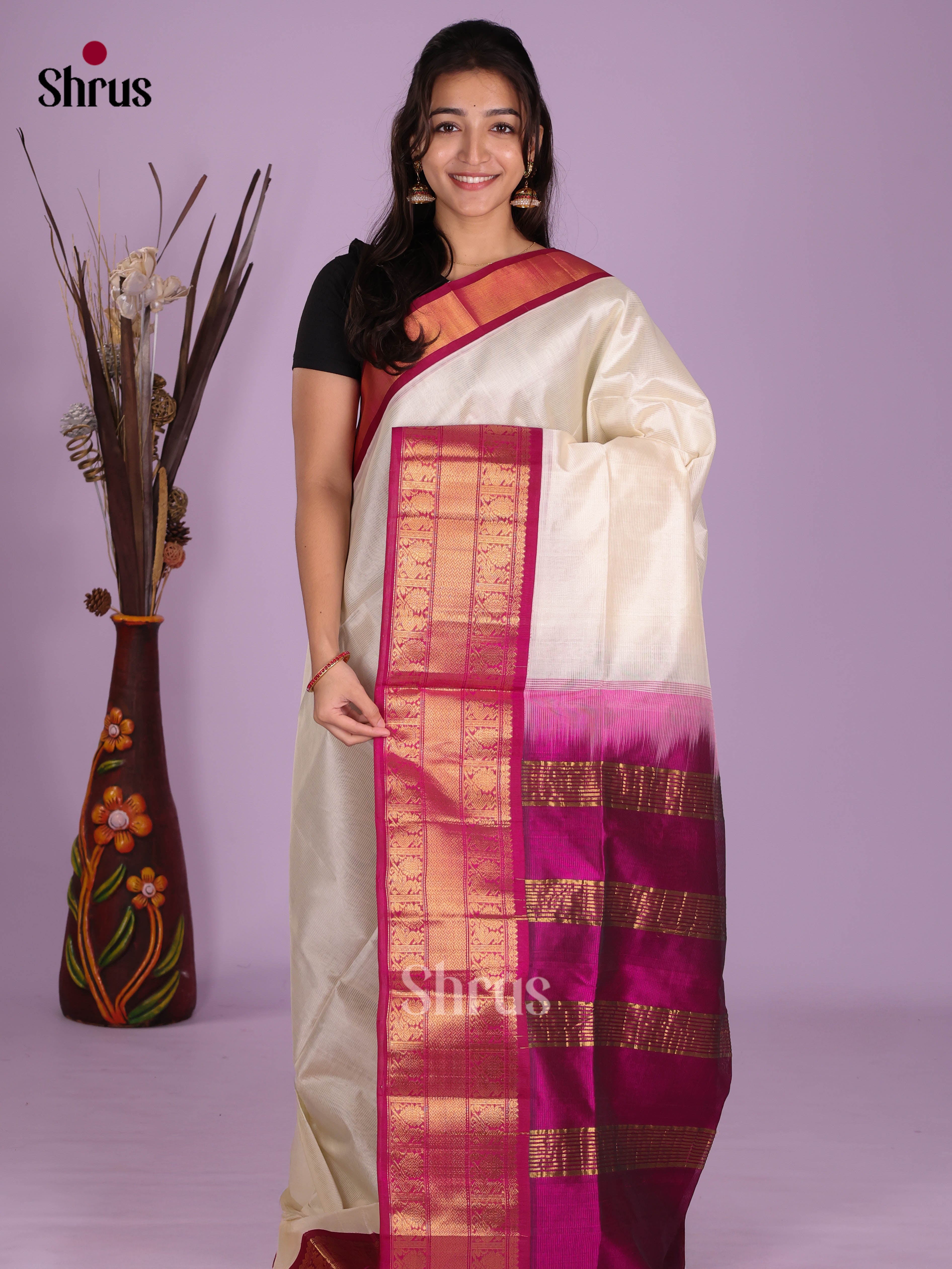 DKS08291 - Silk Cotton Saree