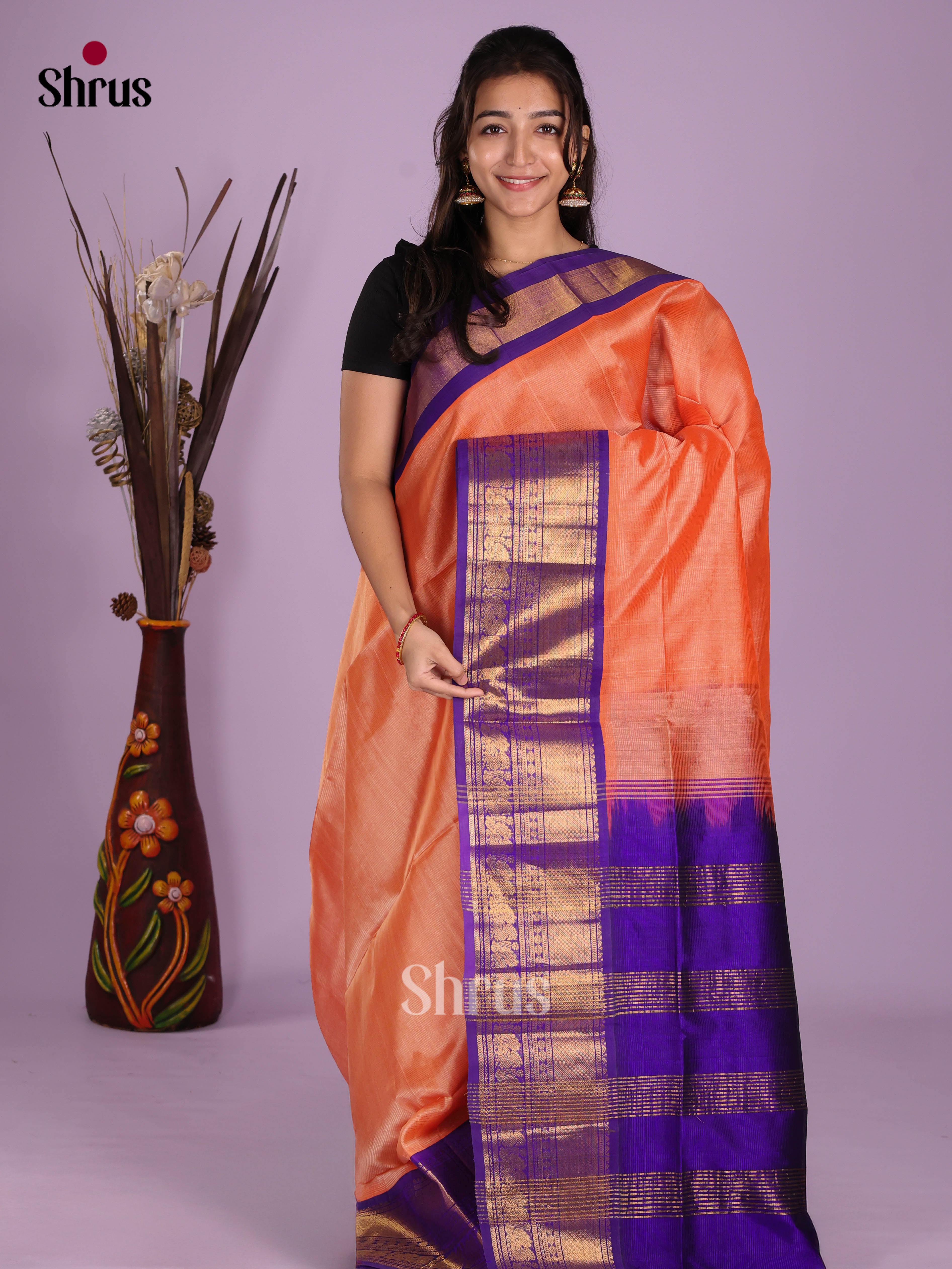 DKS08293 - Silk Cotton Saree