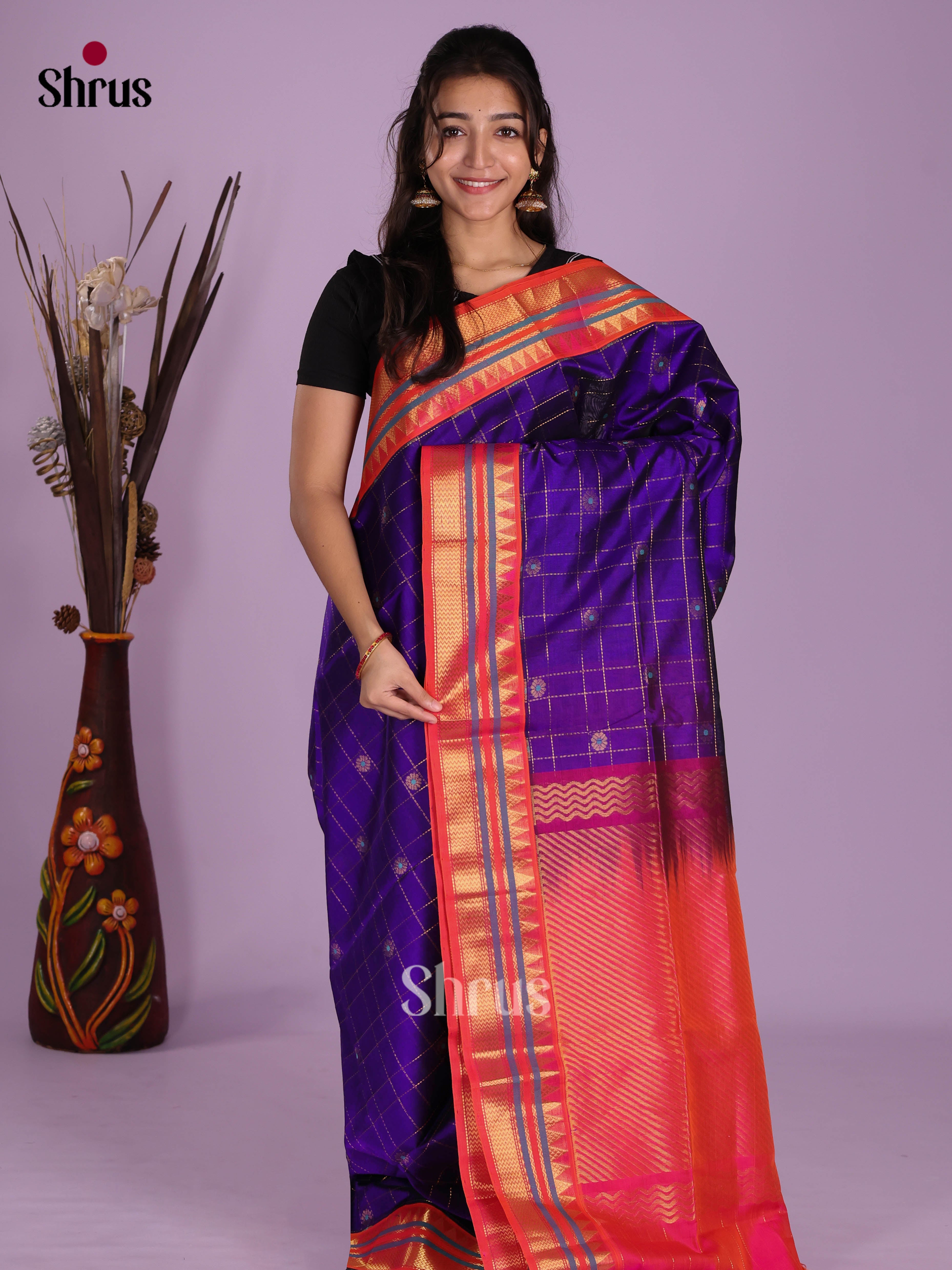 DKS08295 - Silk Cotton Saree