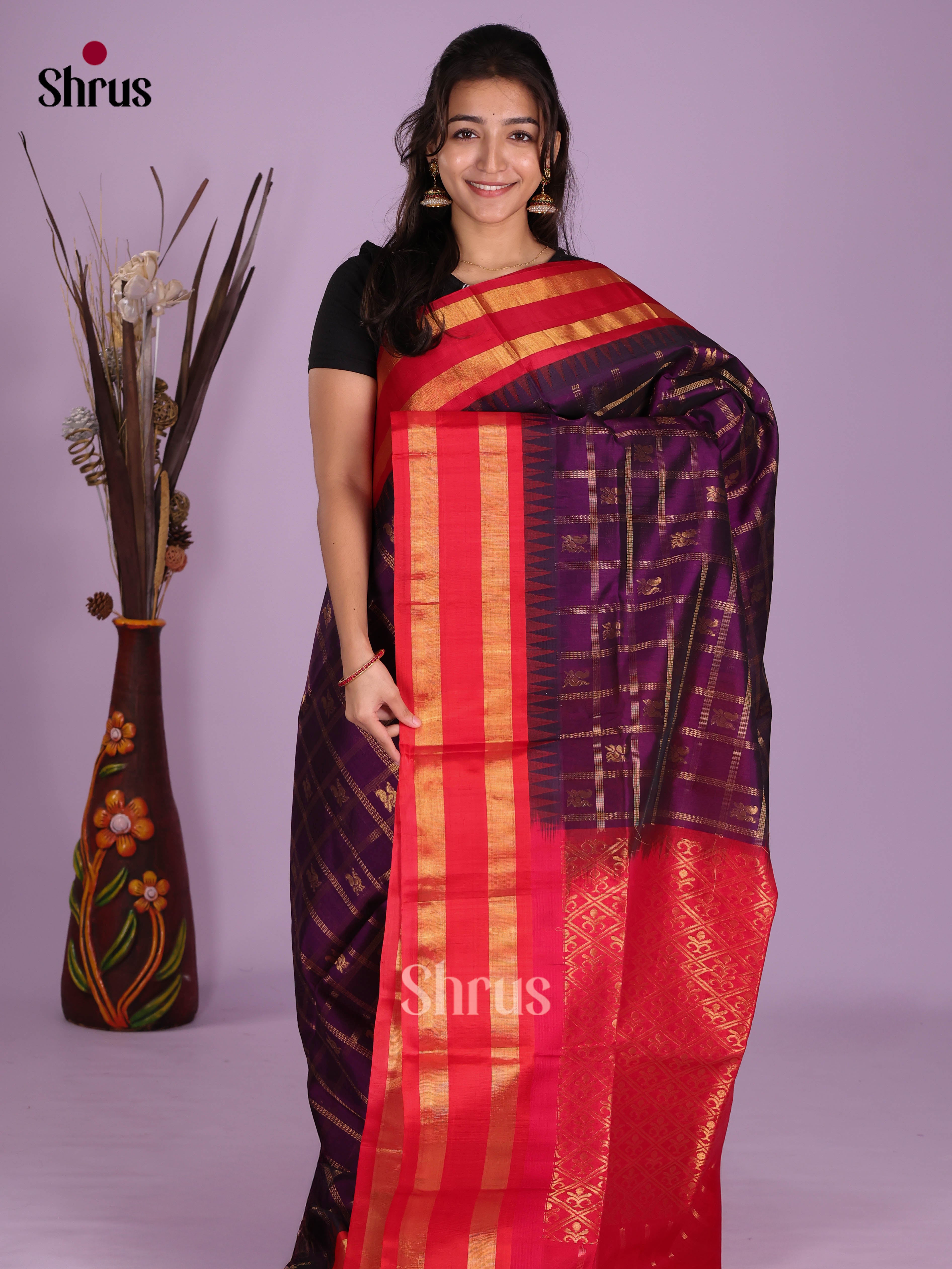 DKS08308 - Silk Cotton Saree