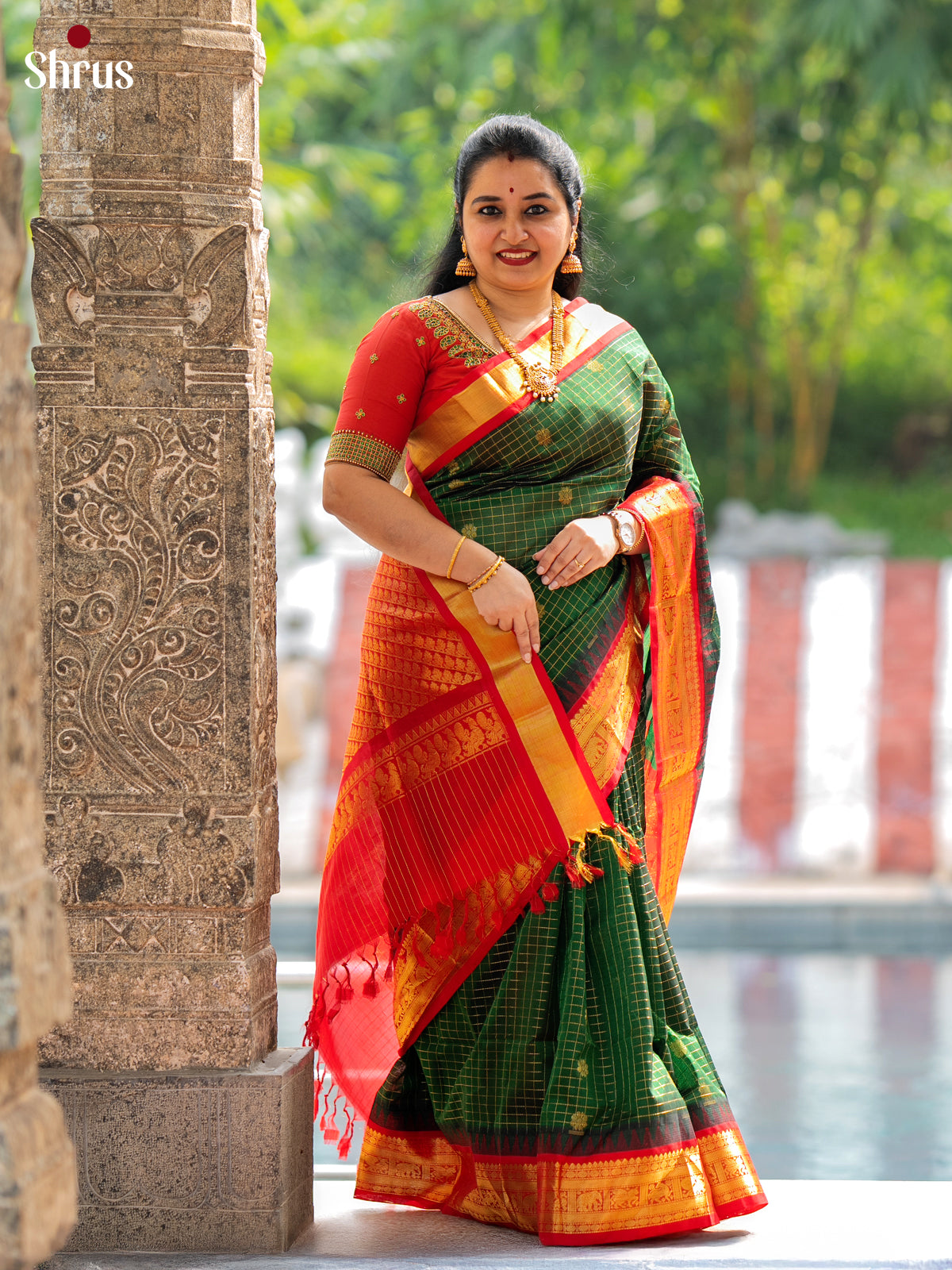 11a DKS08317 - Silk Cotton Saree