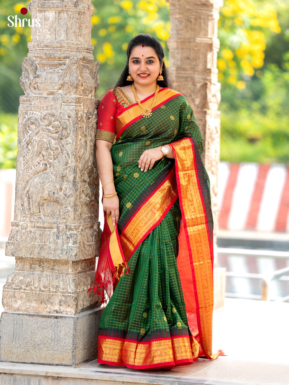 11a DKS08317 - Silk Cotton Saree