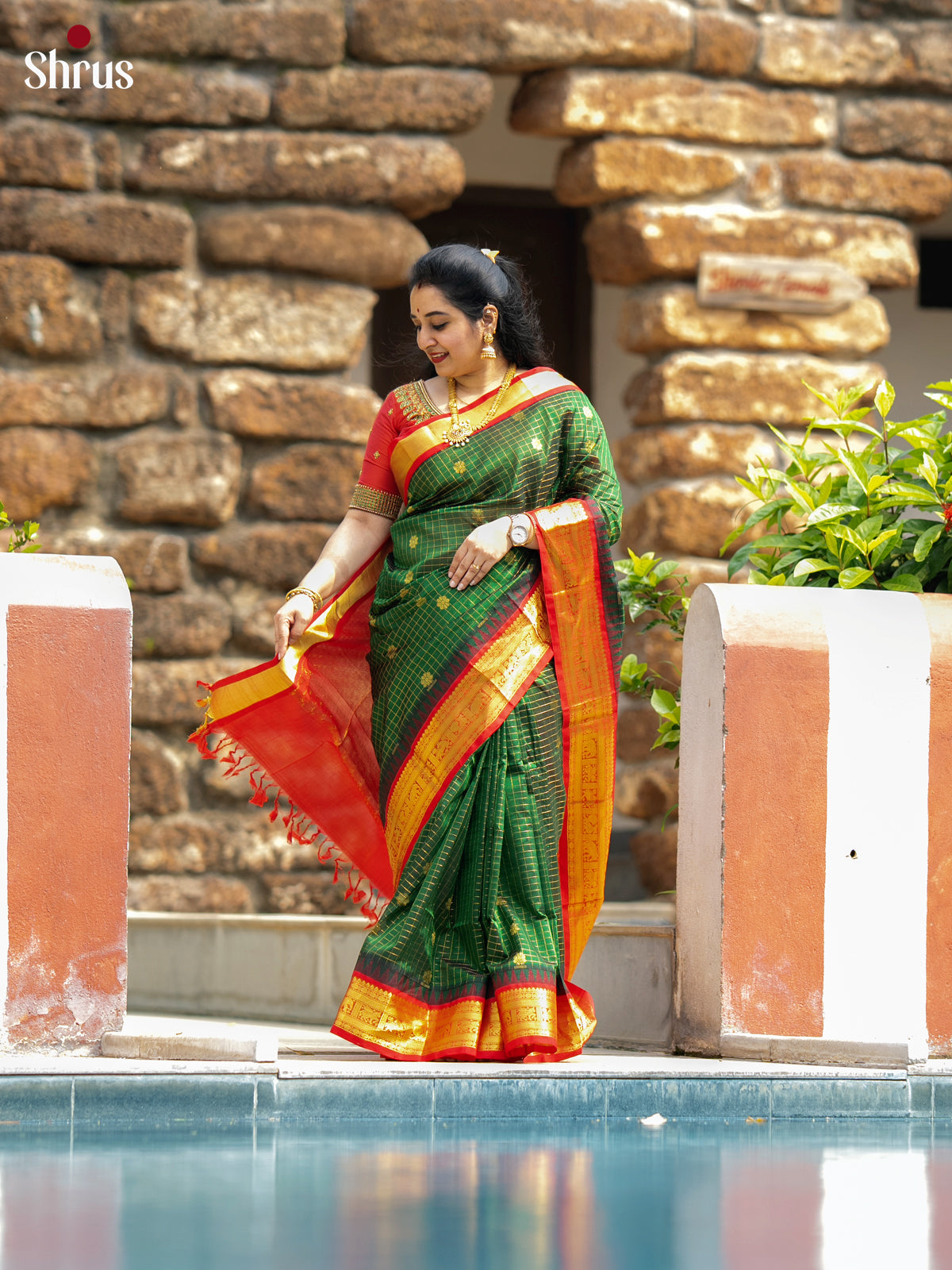 11a DKS08317 - Silk Cotton Saree